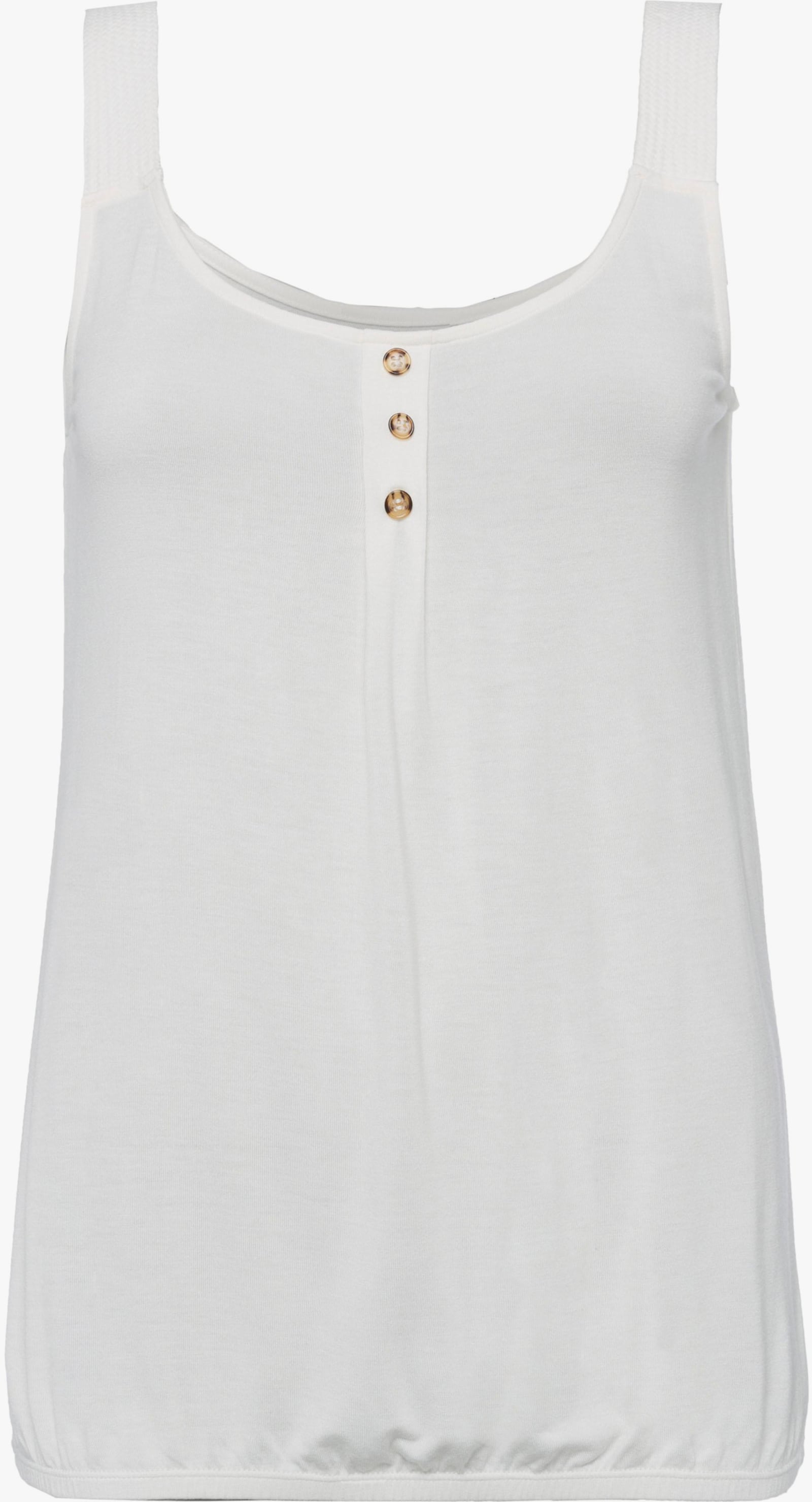 LASCANA Strandtop - creme, schwarz