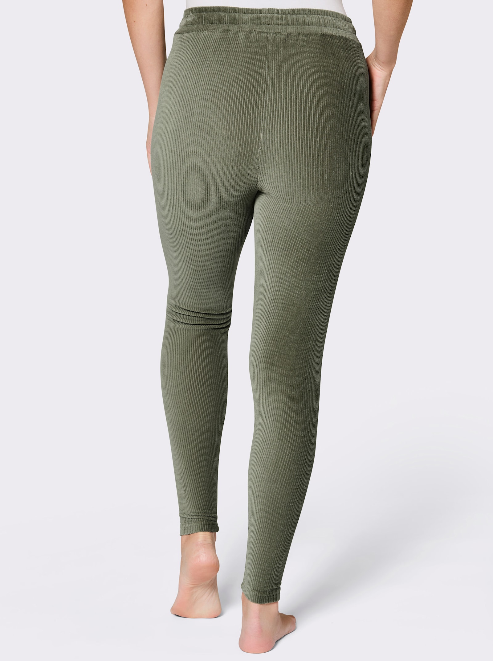 feel good Leggings in Nicki-Qualität - khaki