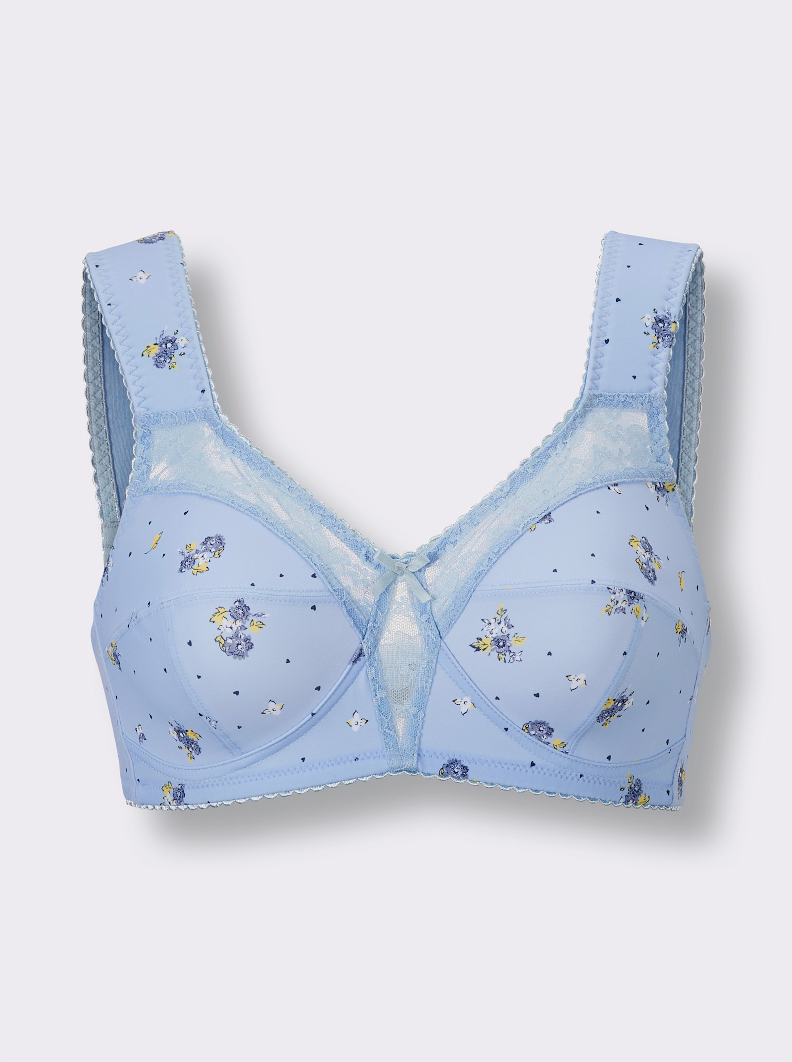 wäschepur Steunbeha zonder beugel - bleu geprint