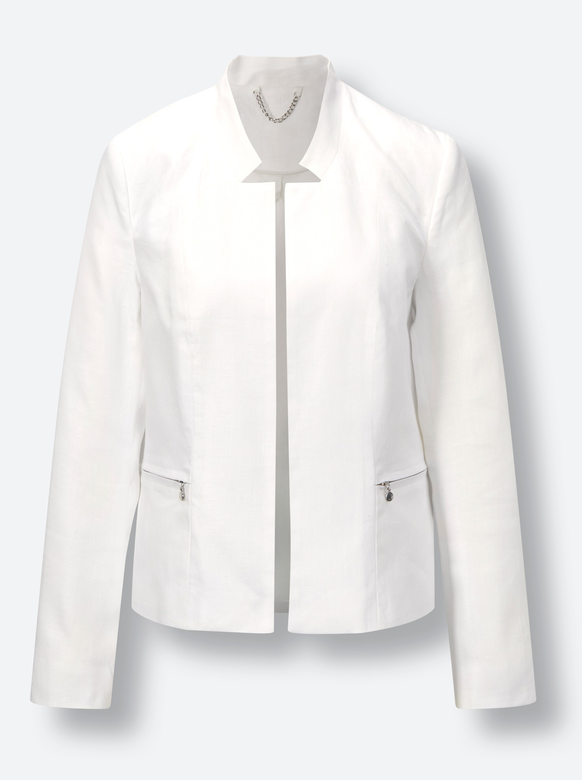 Witt Weiden Damen Leinen Blazer weiß  - Onlineshop Witt Weiden