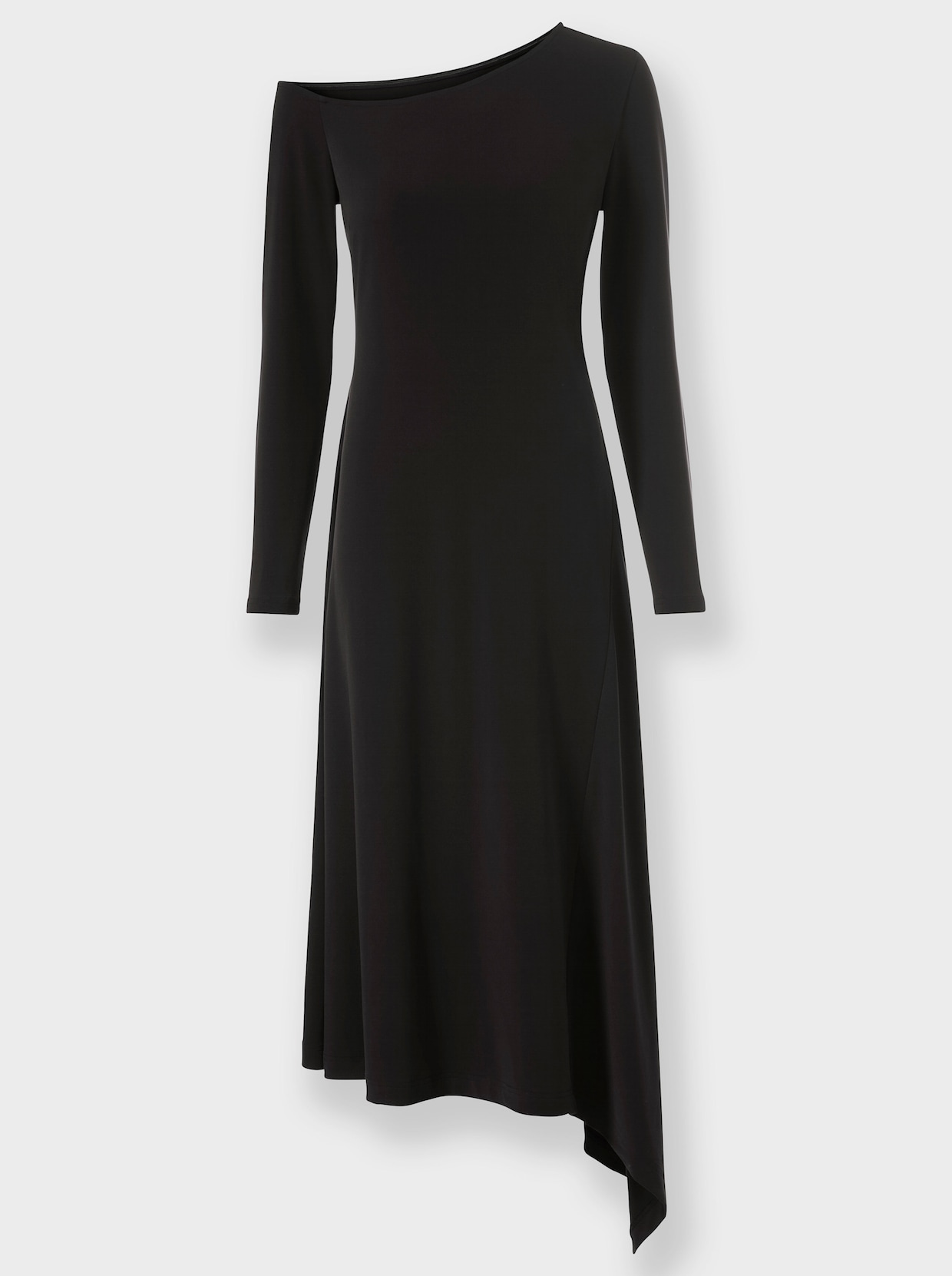 heine Jersey-Kleid - schwarz