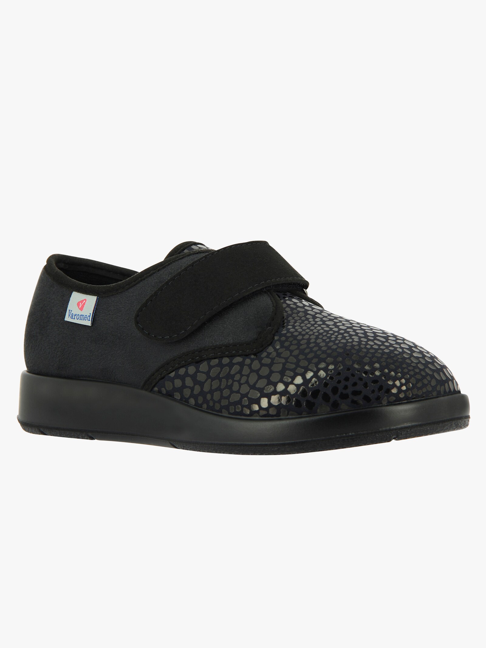 Varomed Klettschuh in Spezialweite L - schwarz