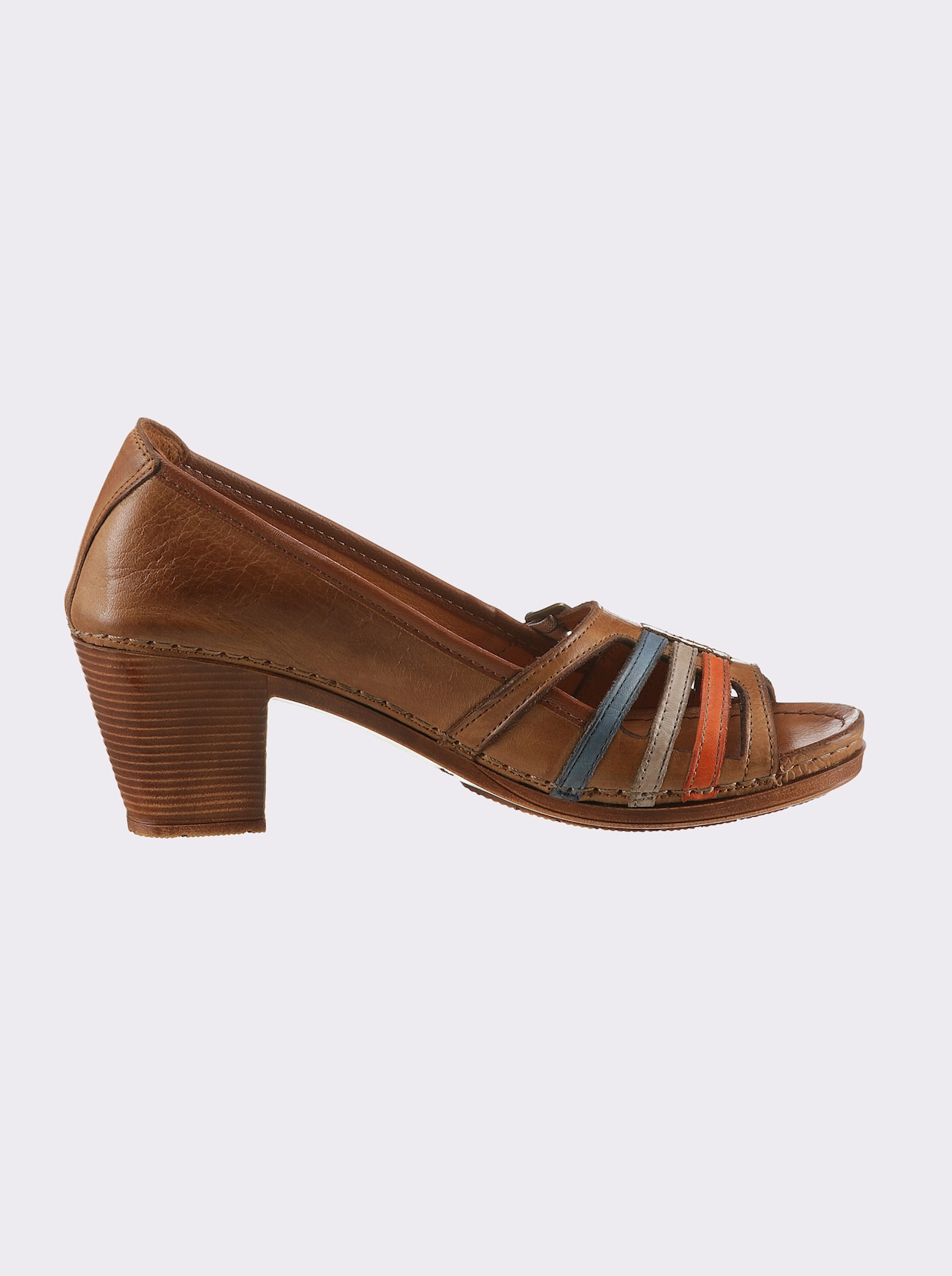 Gemini pumps - cognac