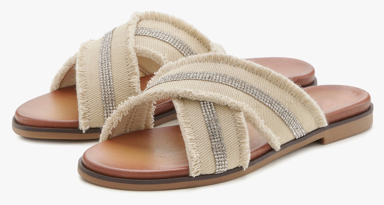 Vivance slippers - beige