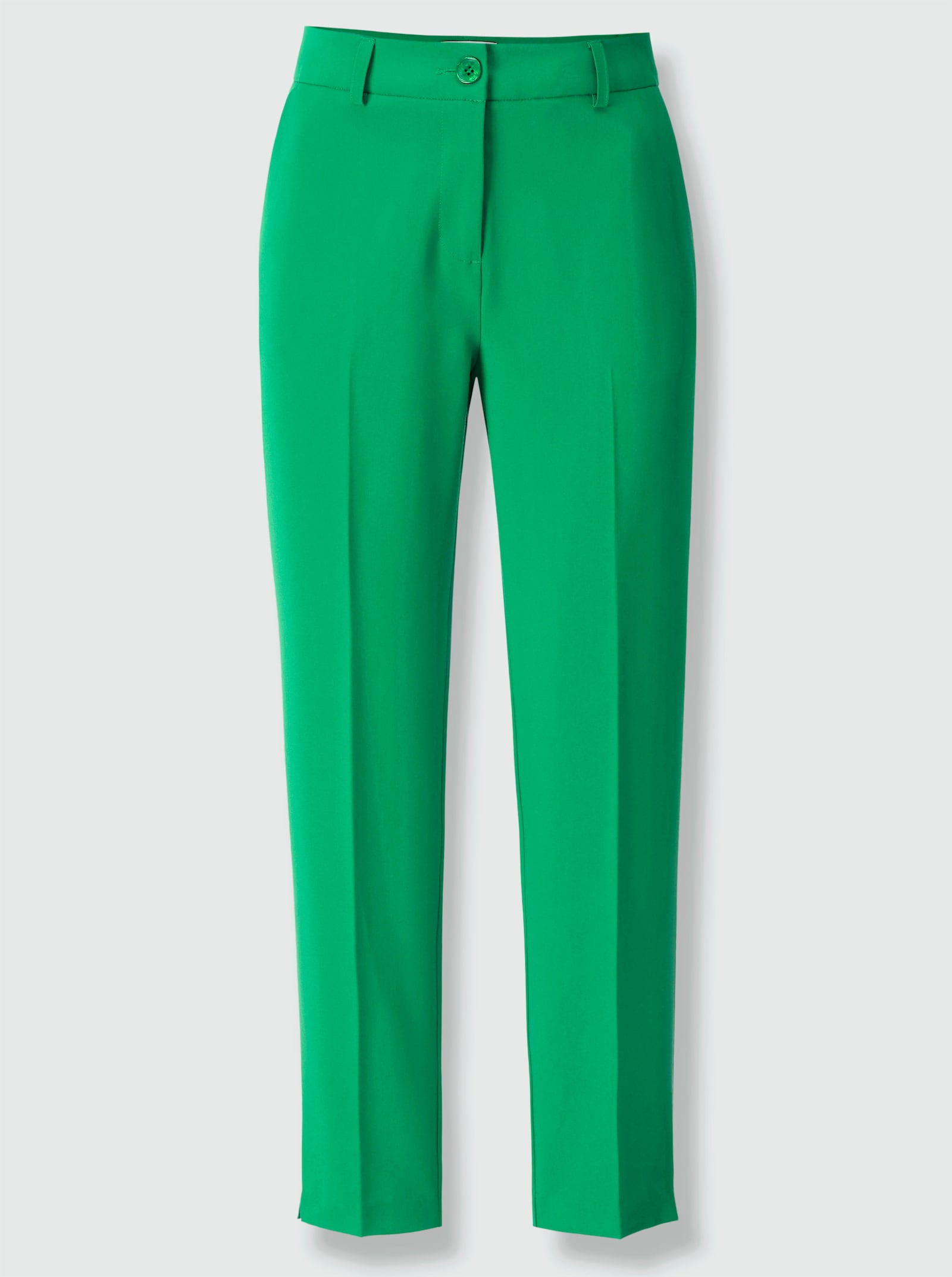 heine 7/8-Hose mit kurzen Fußschlitzen - grasgrün