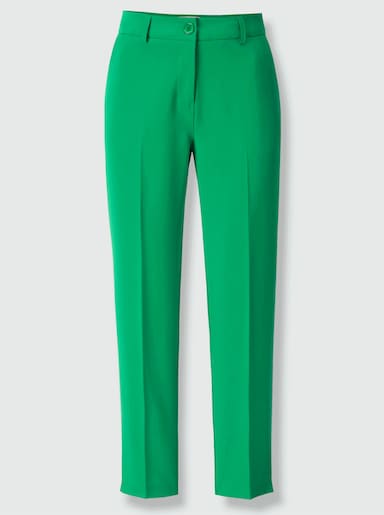 heine 7/8-Hose mit kurzen Fußschlitzen - grasgrün