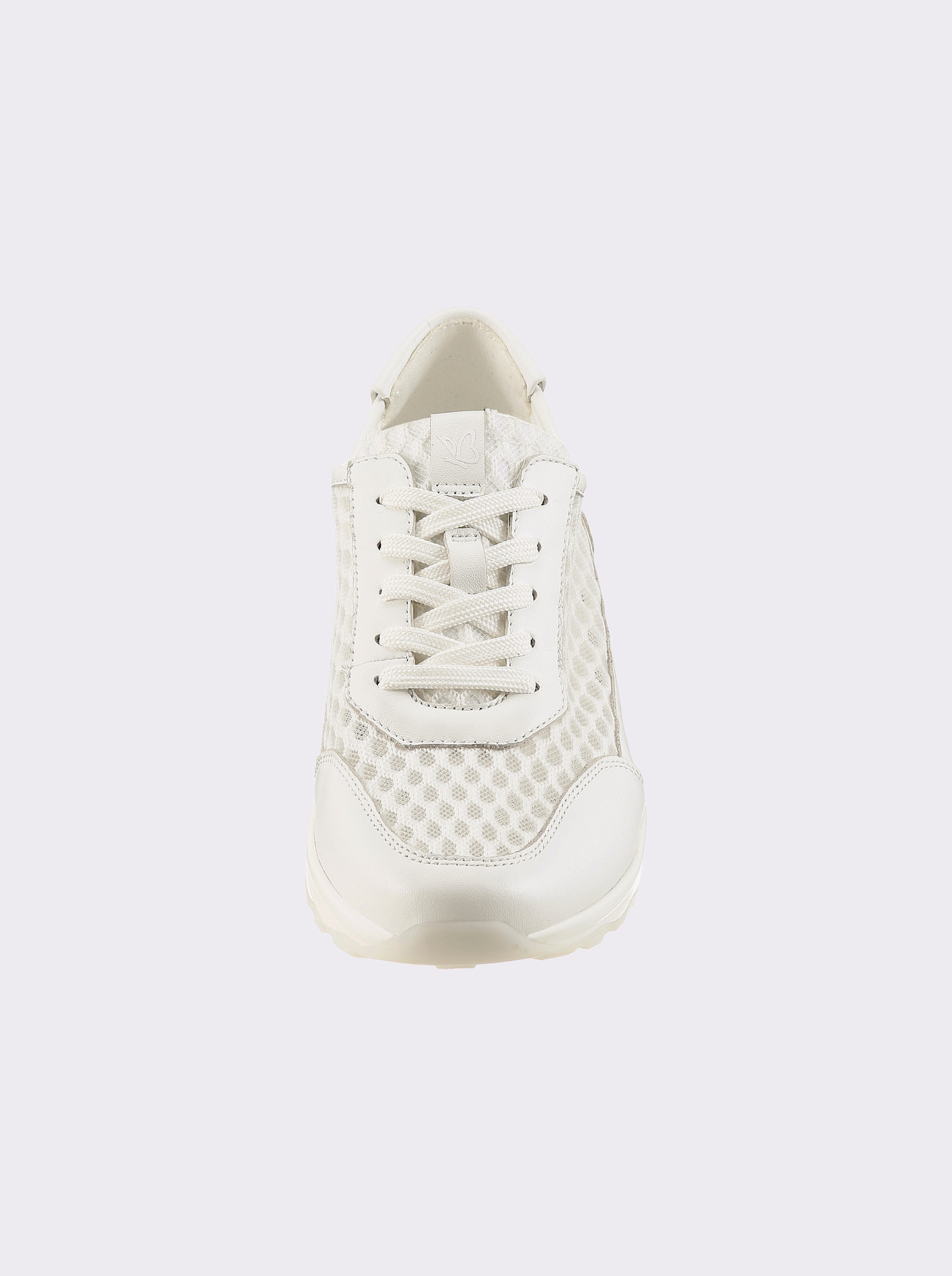 Caprice Sneaker mit Mesh-Netz - weiß