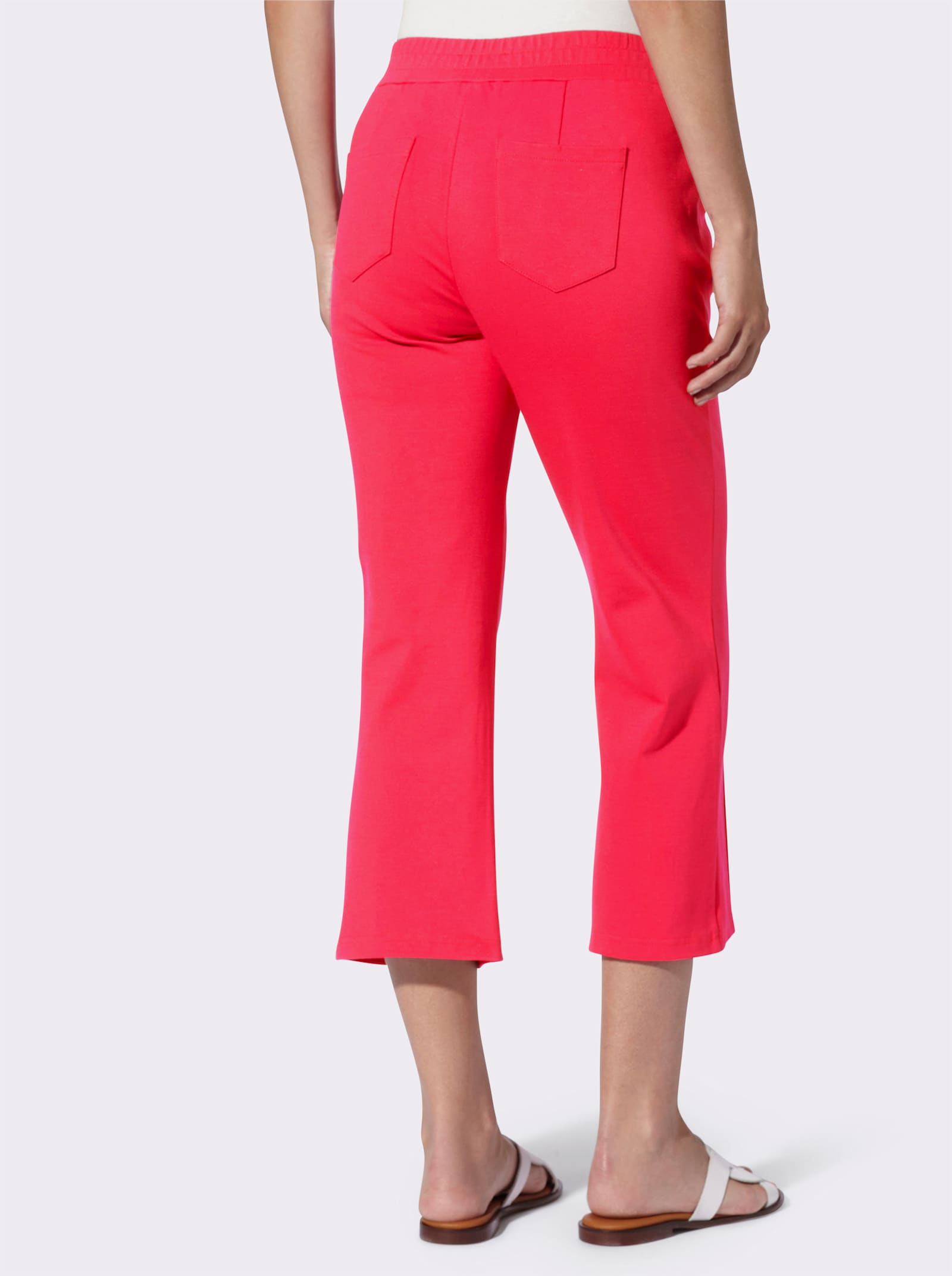 heine Pantalon en jersey avec nervures - fuchsia