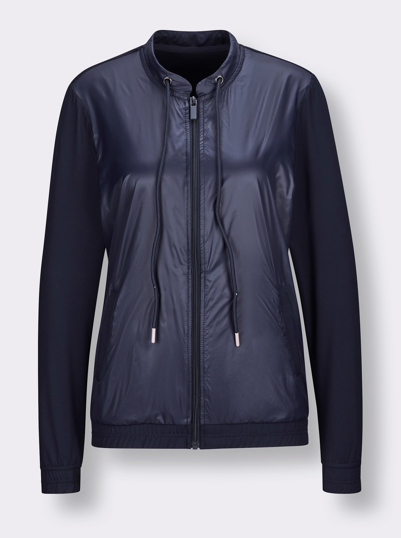 Catamaran Sports Funktionsjacke im Materialmix - marine