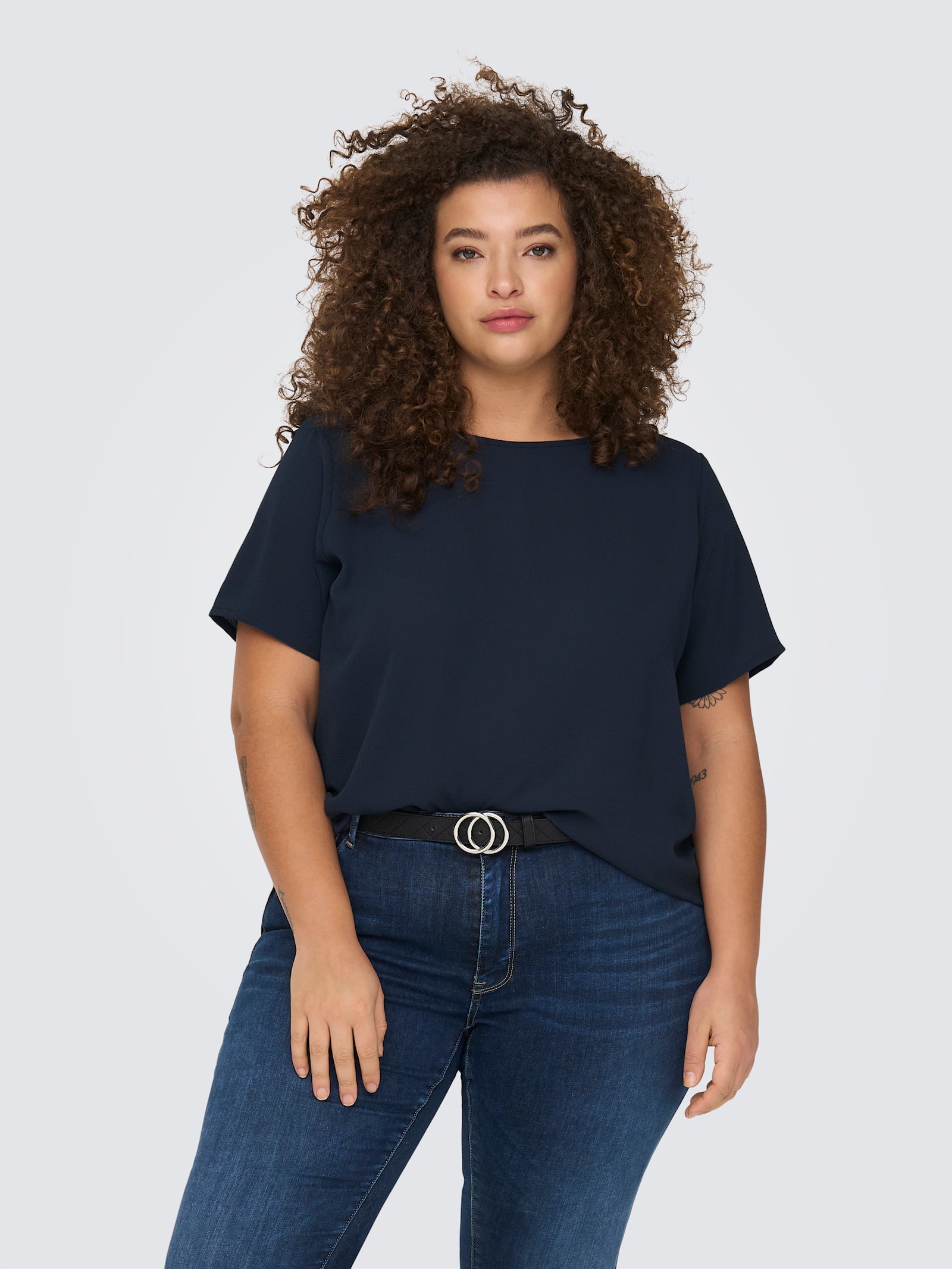 ONLY CARMAKOMA Shirtbluse - mood indigo