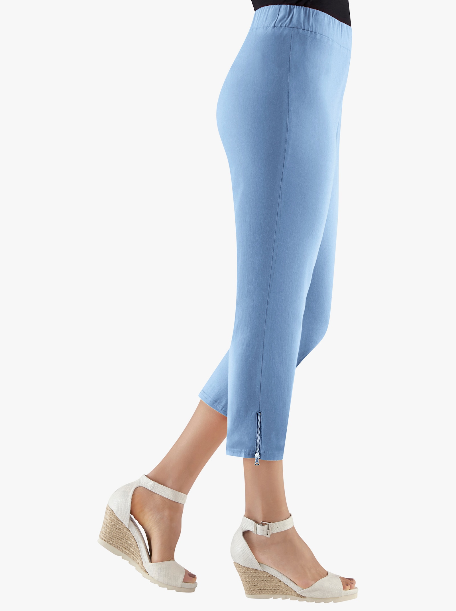 Adelina by Scheiter 7/8-Hose in Bengalin-Qualität - bleu