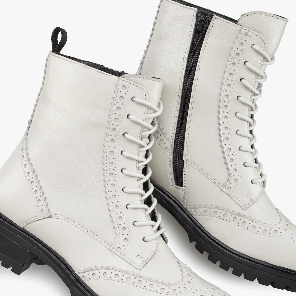 LASCANA Bottines à lacets - blanc