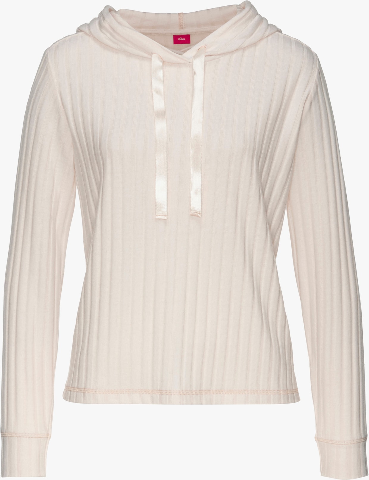 s.Oliver Langarmshirt - hellbeige