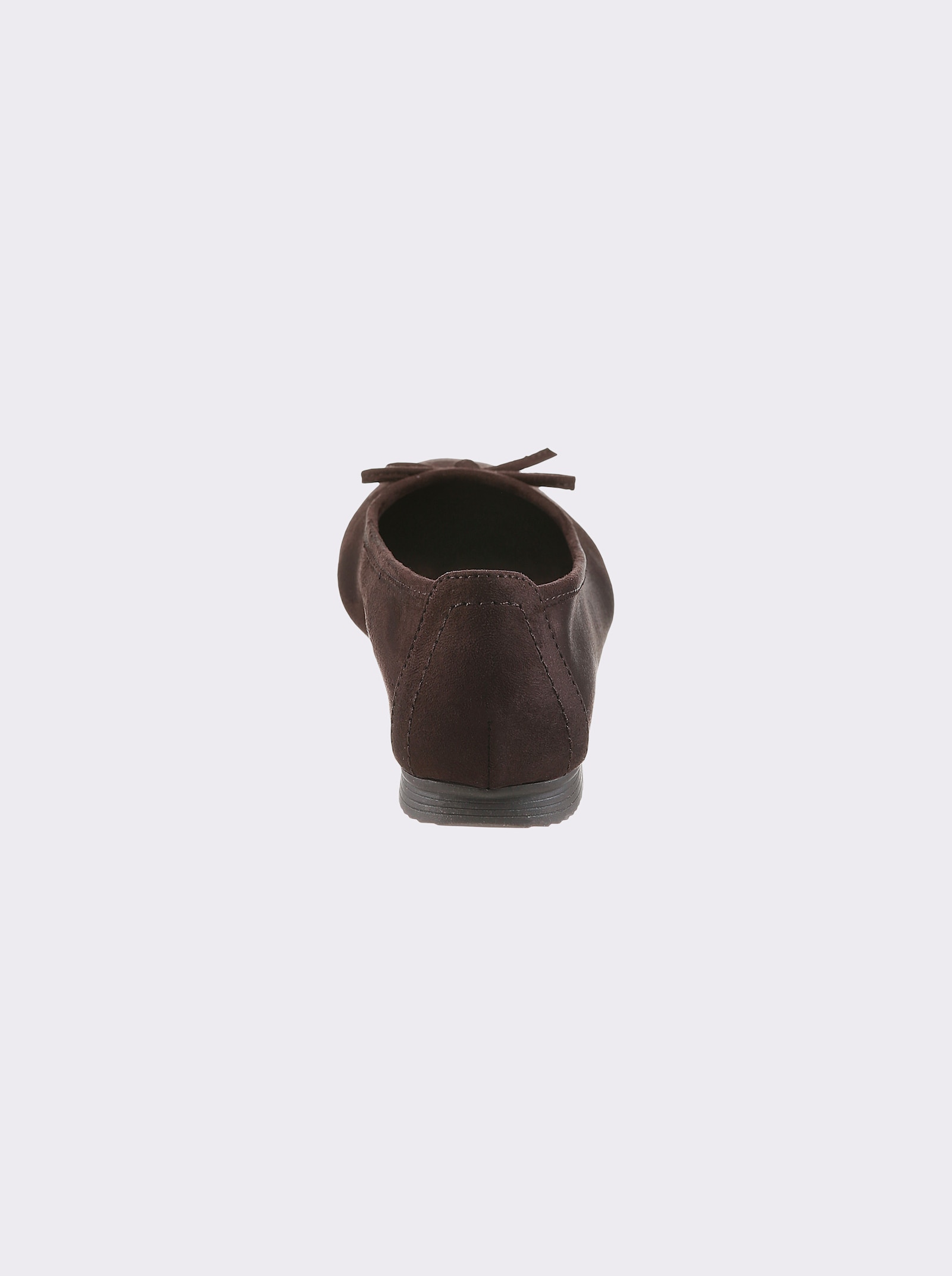 Jana Ballerina voor brede voeten - chocolade