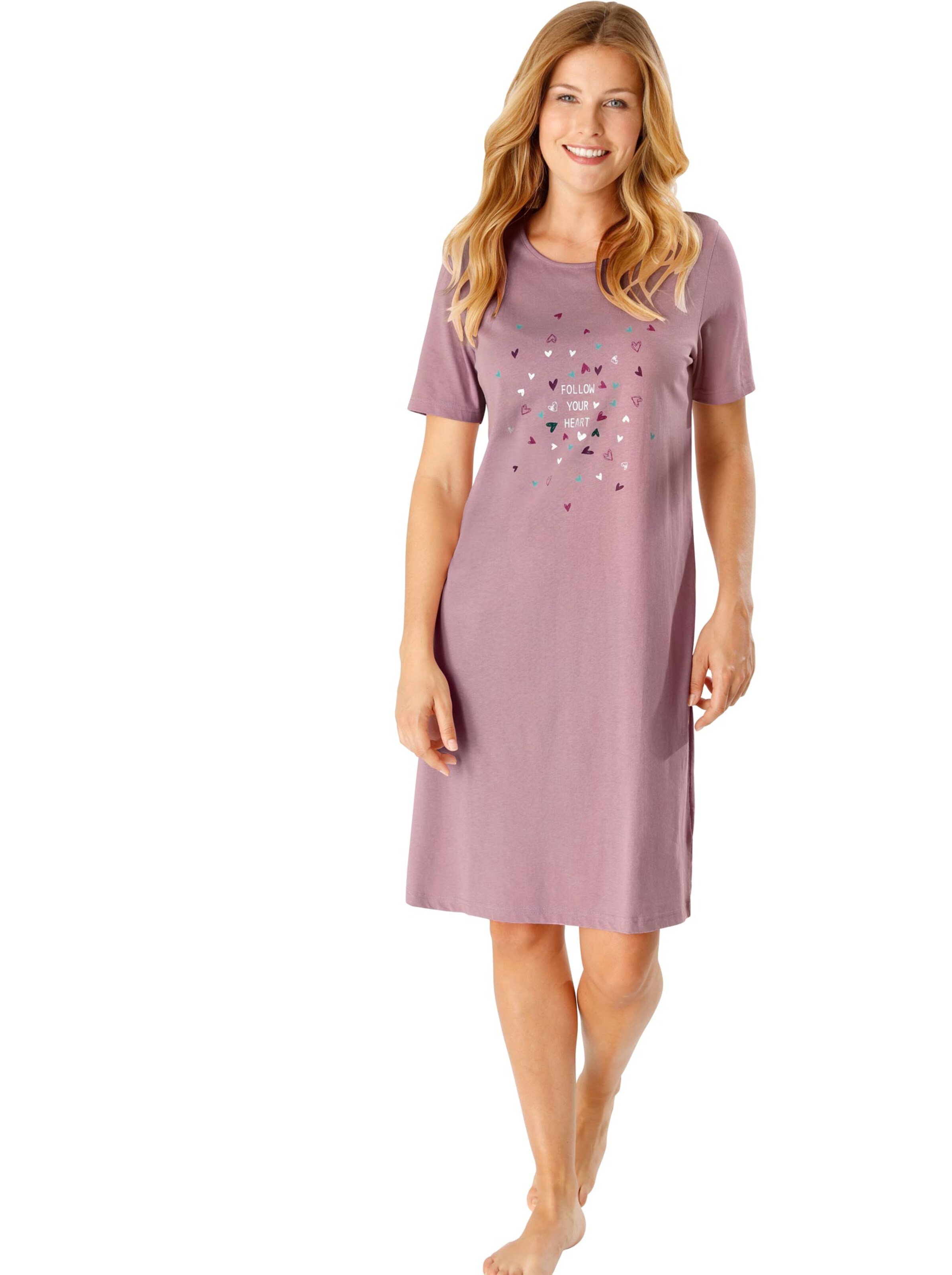 Nachthemd - mint + mauve