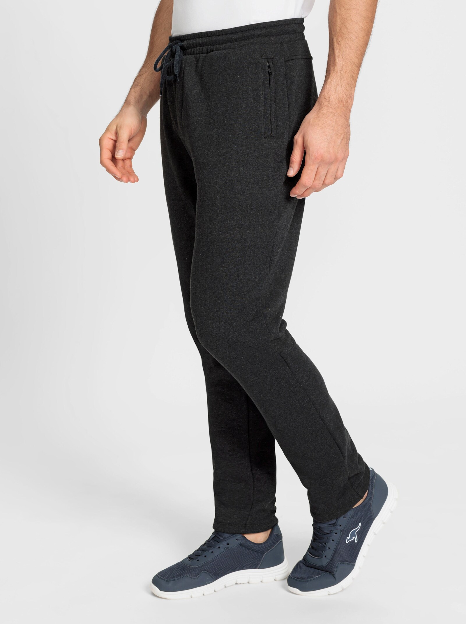 Catamaran Sports Vrijetijdsbroek met verborgen ritszakken - antraciet gemêleerd