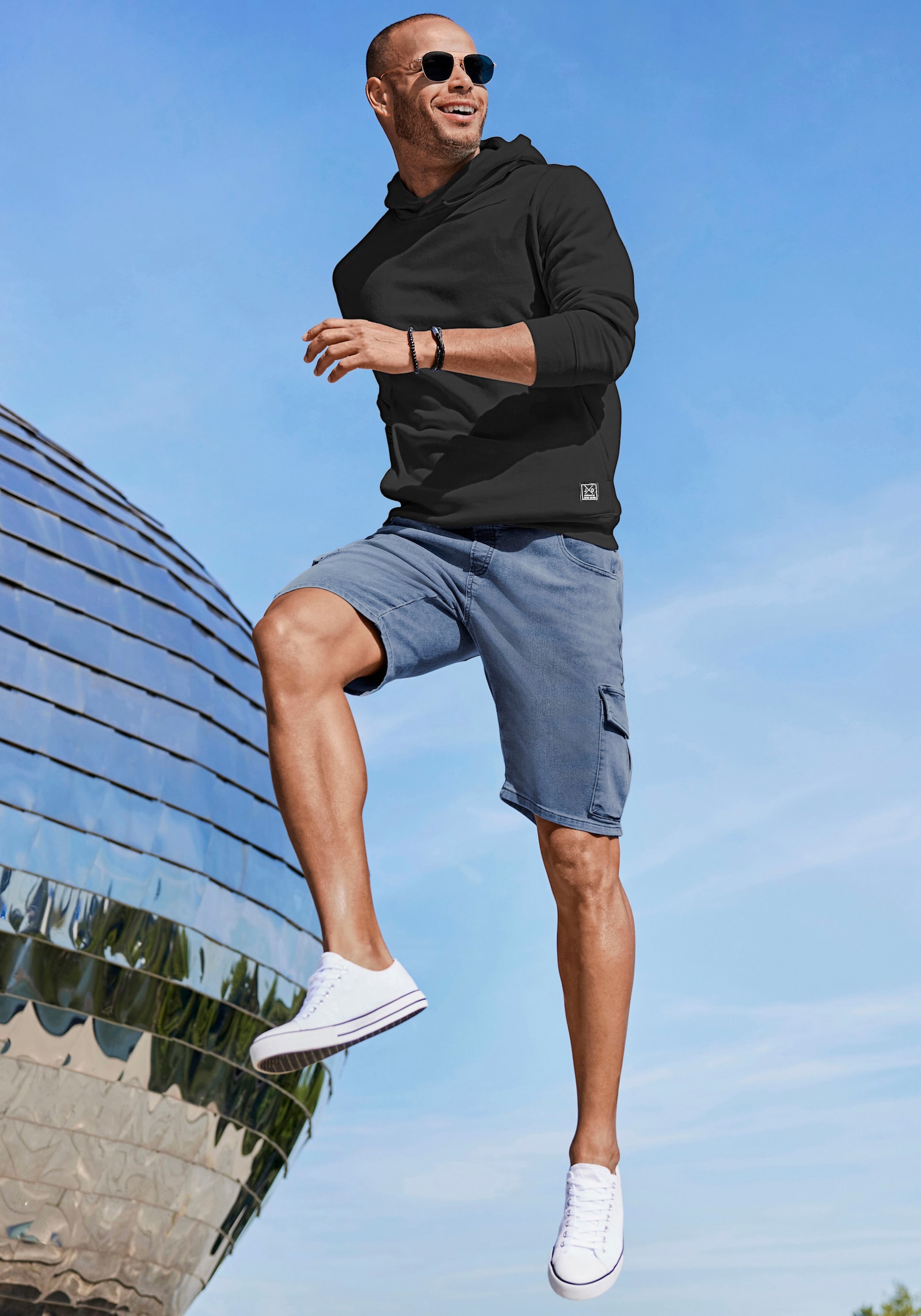 John Devin Hoodie - schwarz