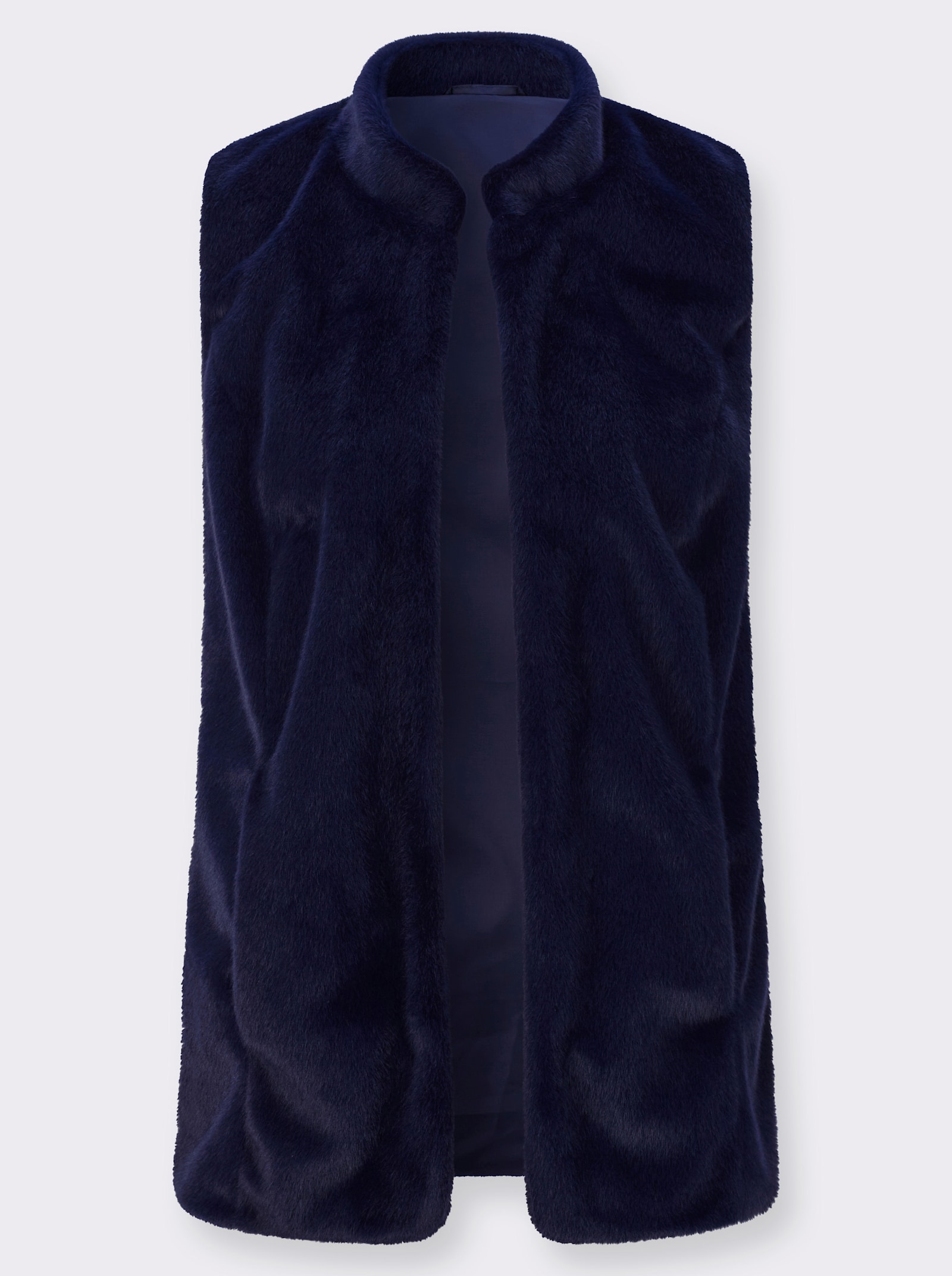 Fellimitatweste - marine