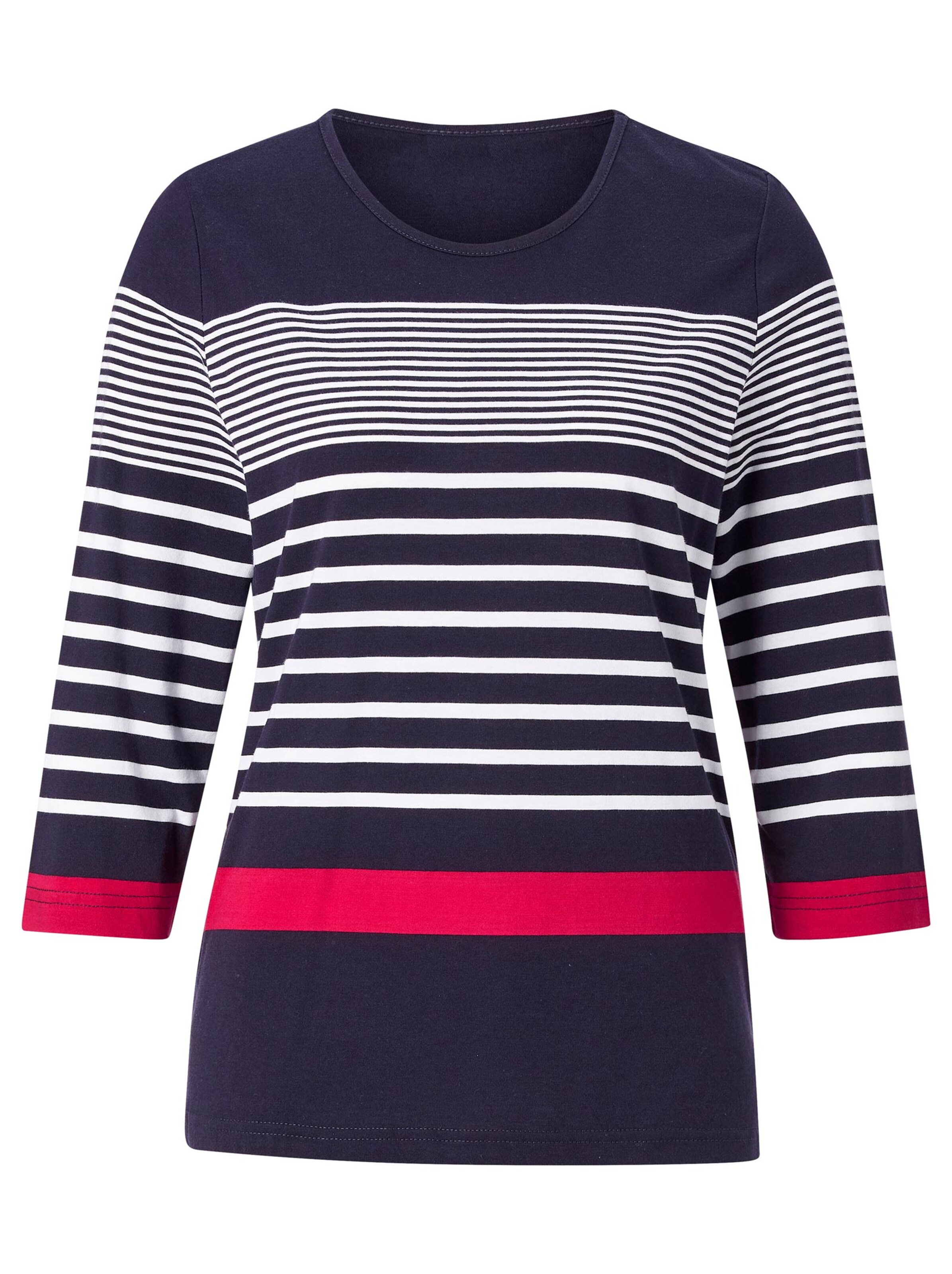 Collection L Shirt - rot-geringelt