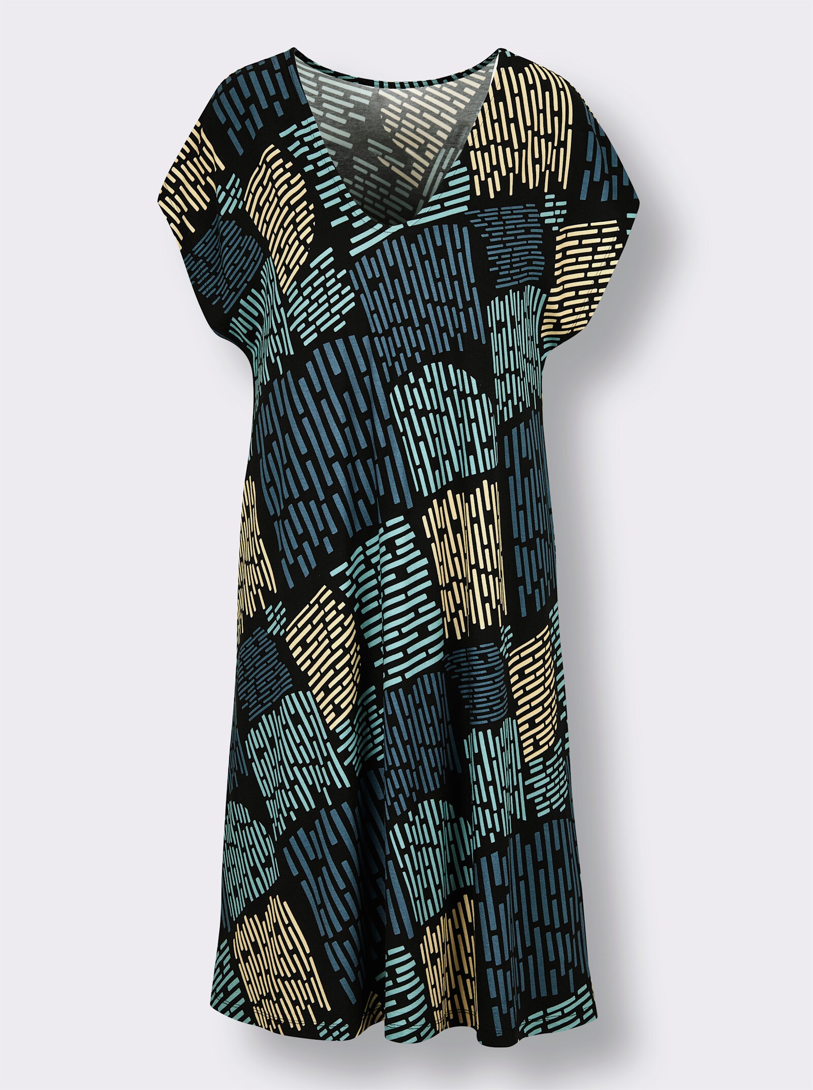 feel good Strandkleid - schwarz-topas