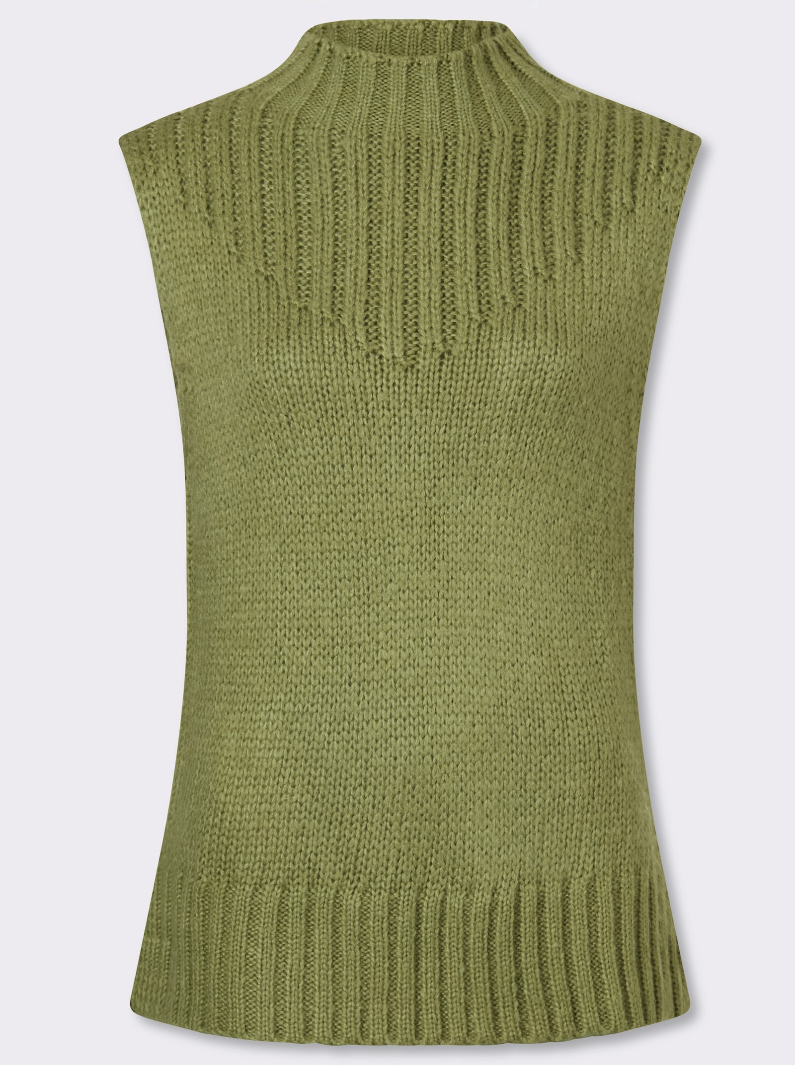 Pullunder mit Stehkragen - schilf