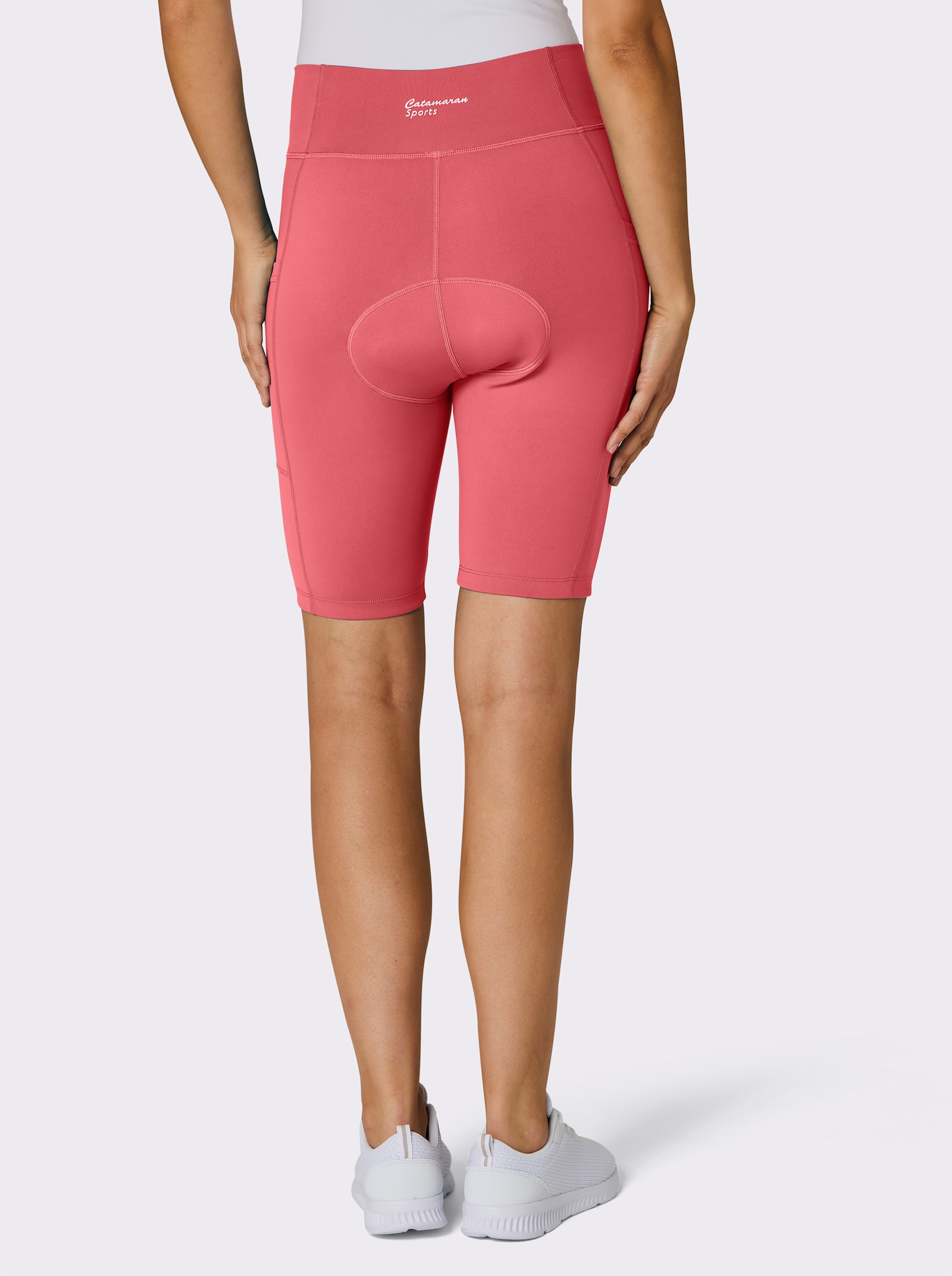 Catamaran Sports Fahrradhose mit Sitzpolster - koralle