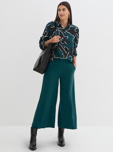 Culotte in Jersey-Qualität mit Modal - petrol