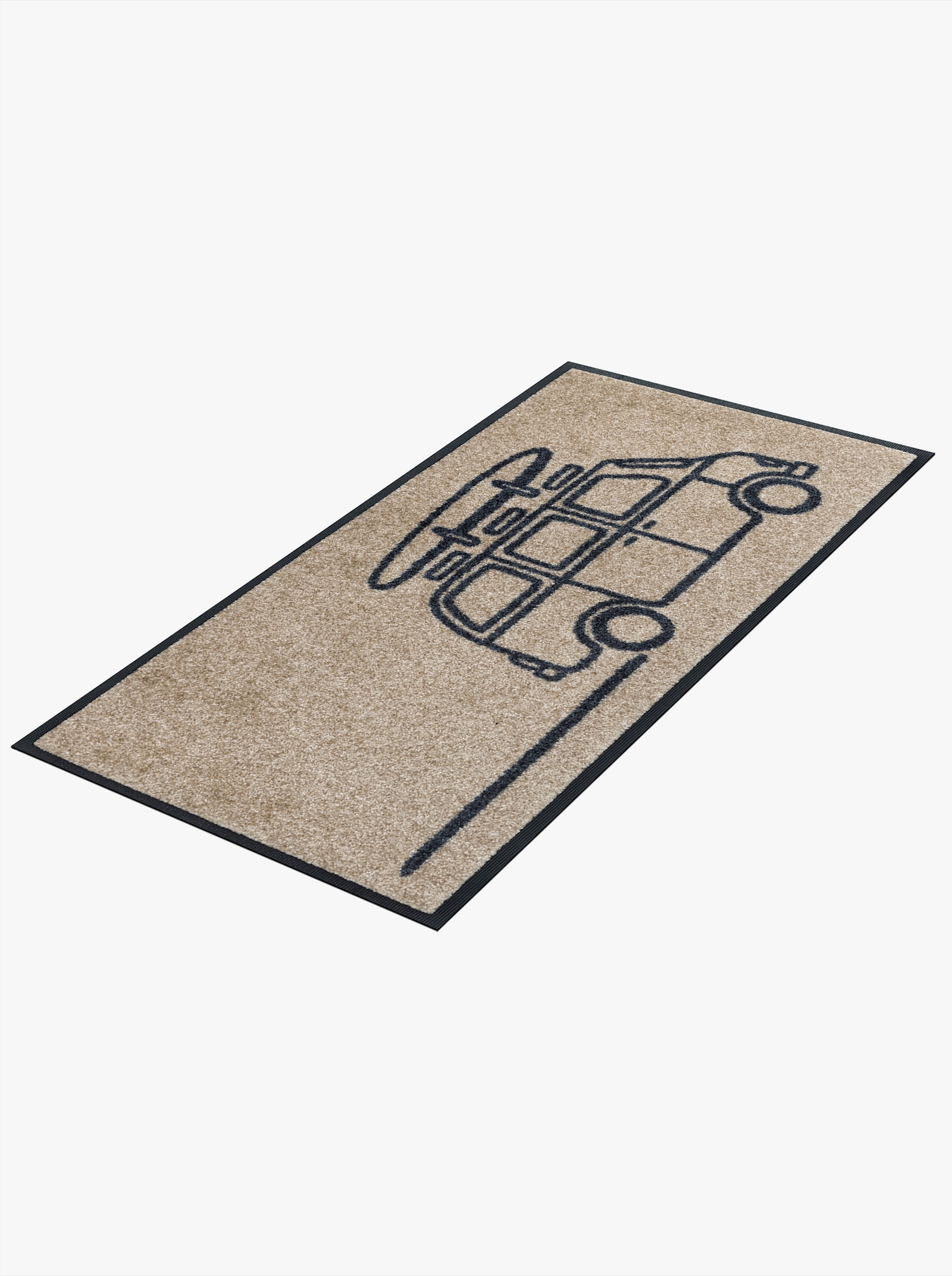 wash+dry by Kleen-Tex Fußmatte - beige