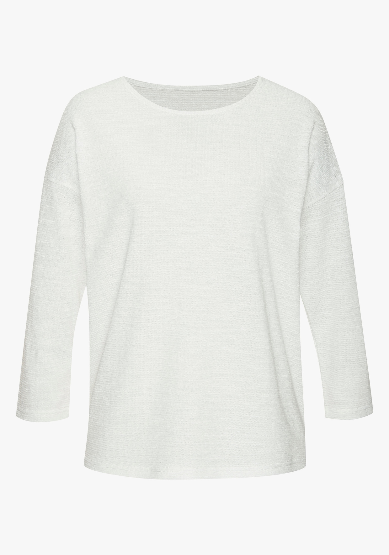 Vivance Langarmshirt - koralle, weiss