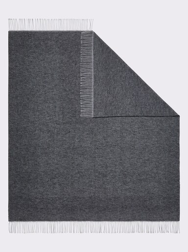Biederlack Wohndecke - anthrazit