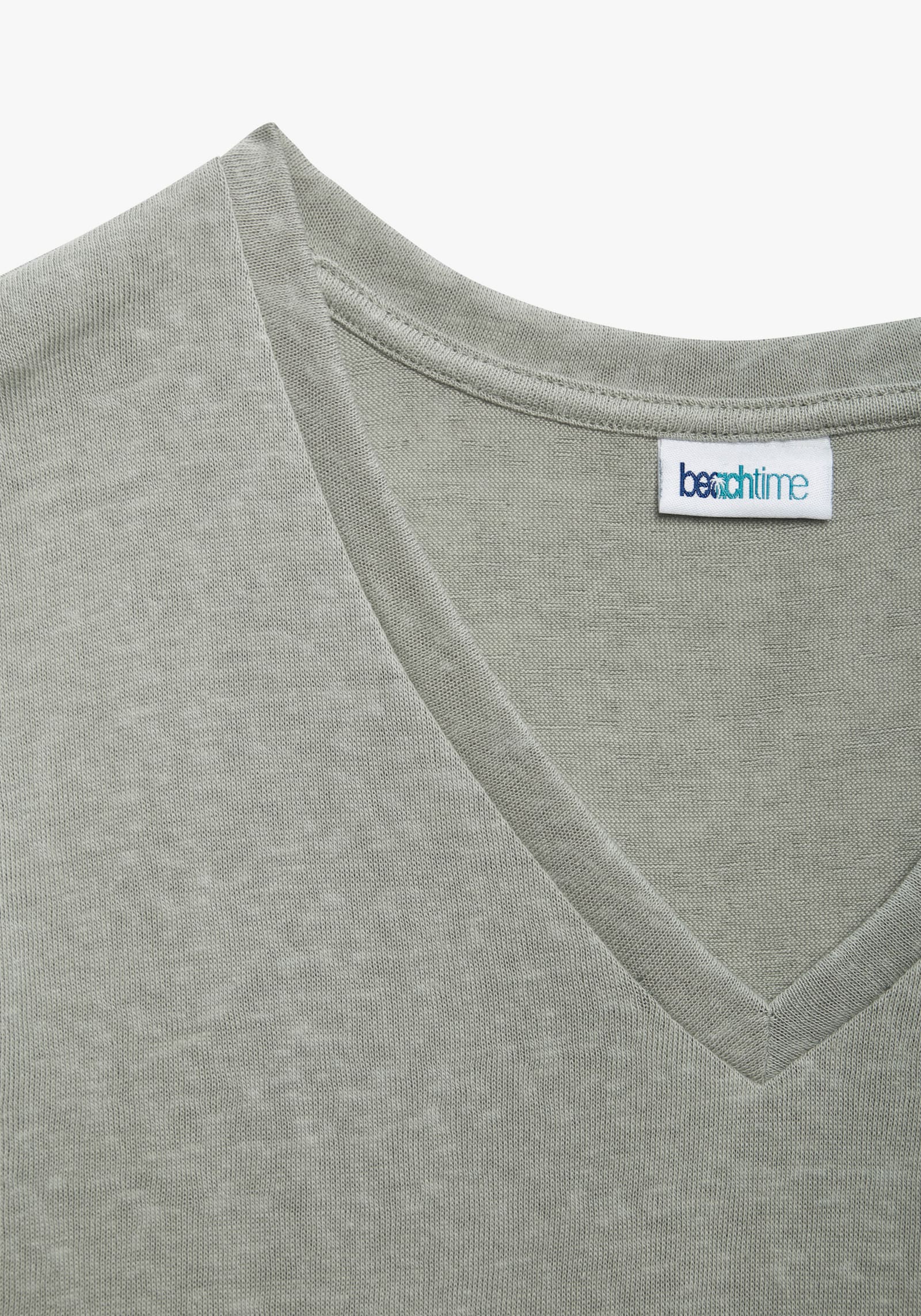 Beachtime V-Shirt - hellgrün