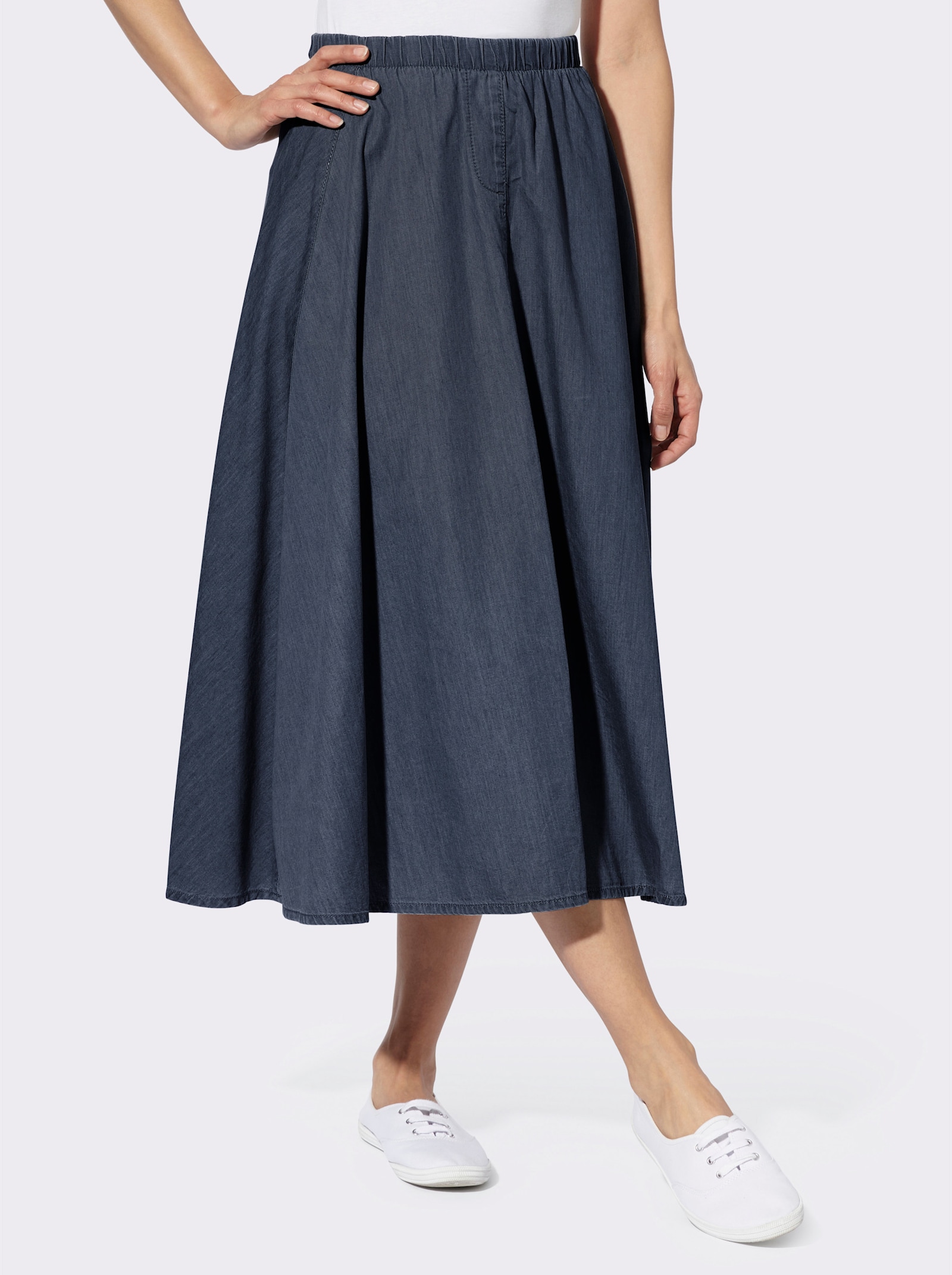 Schlupfrock in Bahnen-Form - dark blue