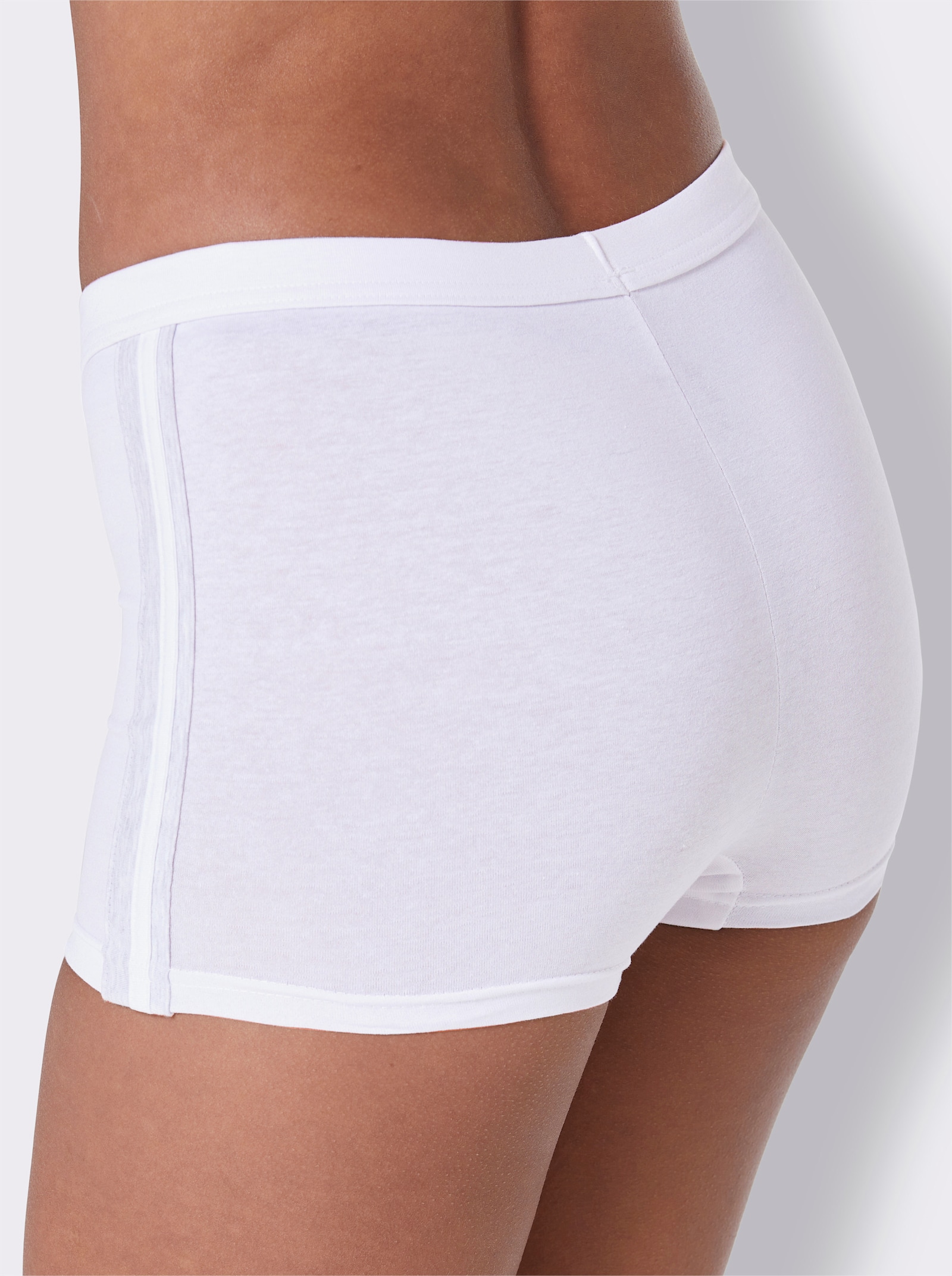 wäschepur Longpanty im Vorteilspack - weiß