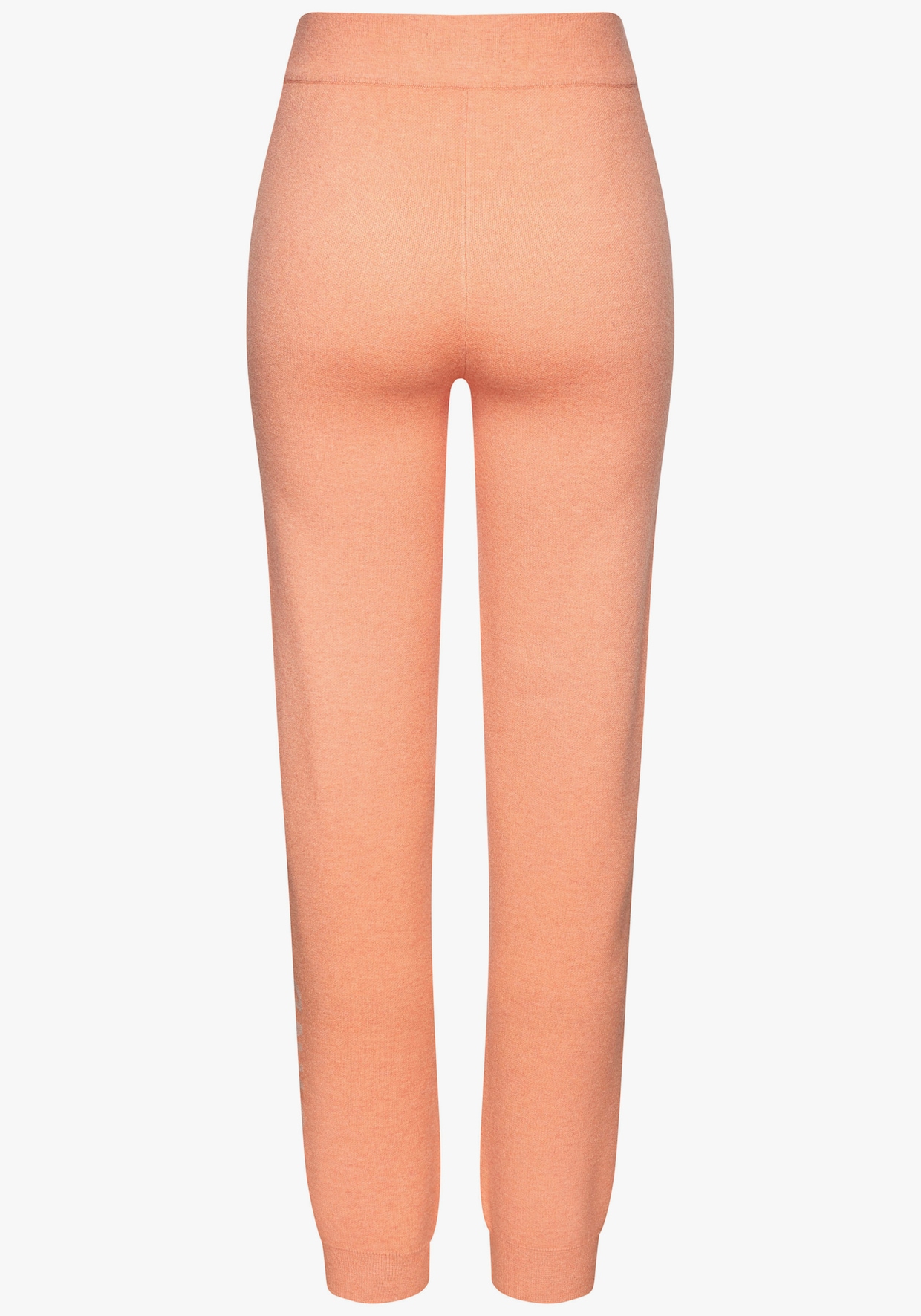 Elbsand Broek van tricot - abrikoos