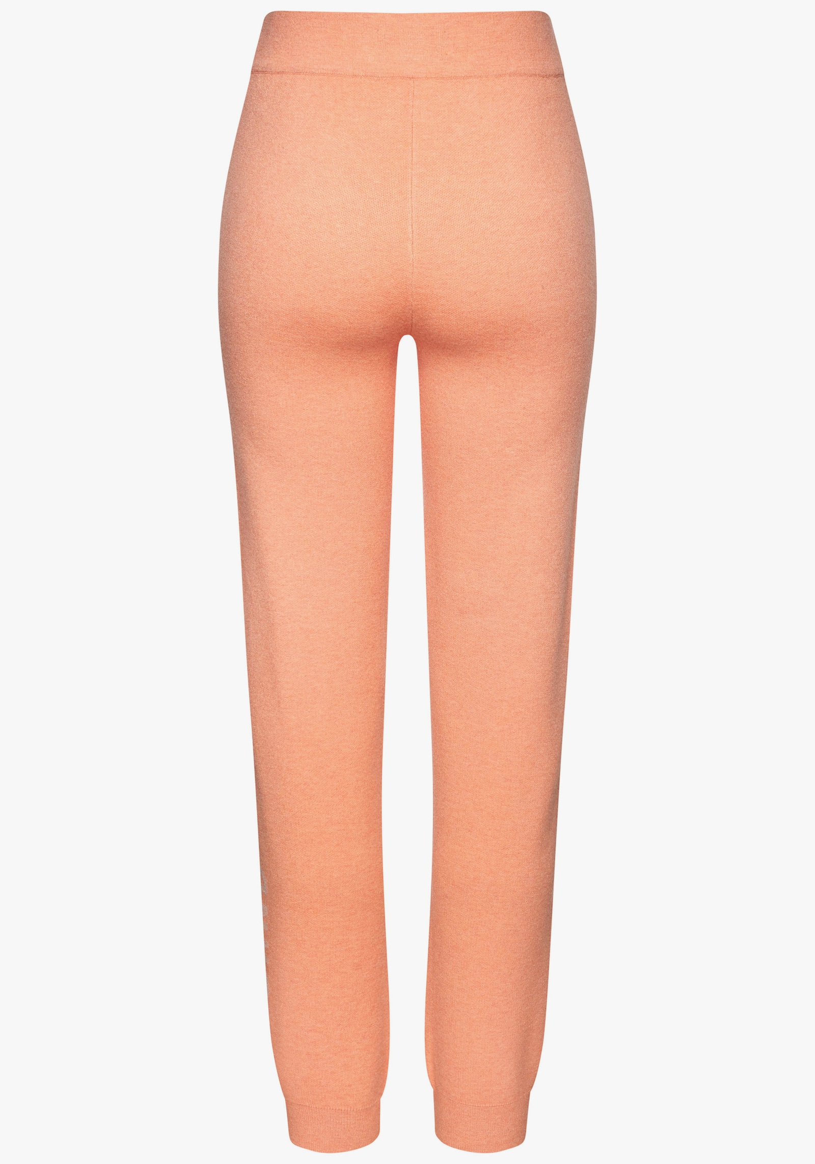 Elbsand Broek van tricot - abrikoos