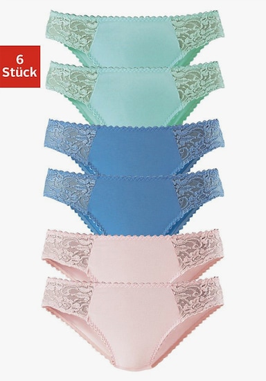 petite fleur Jazz-Pants Slips - blau, rosé, mint