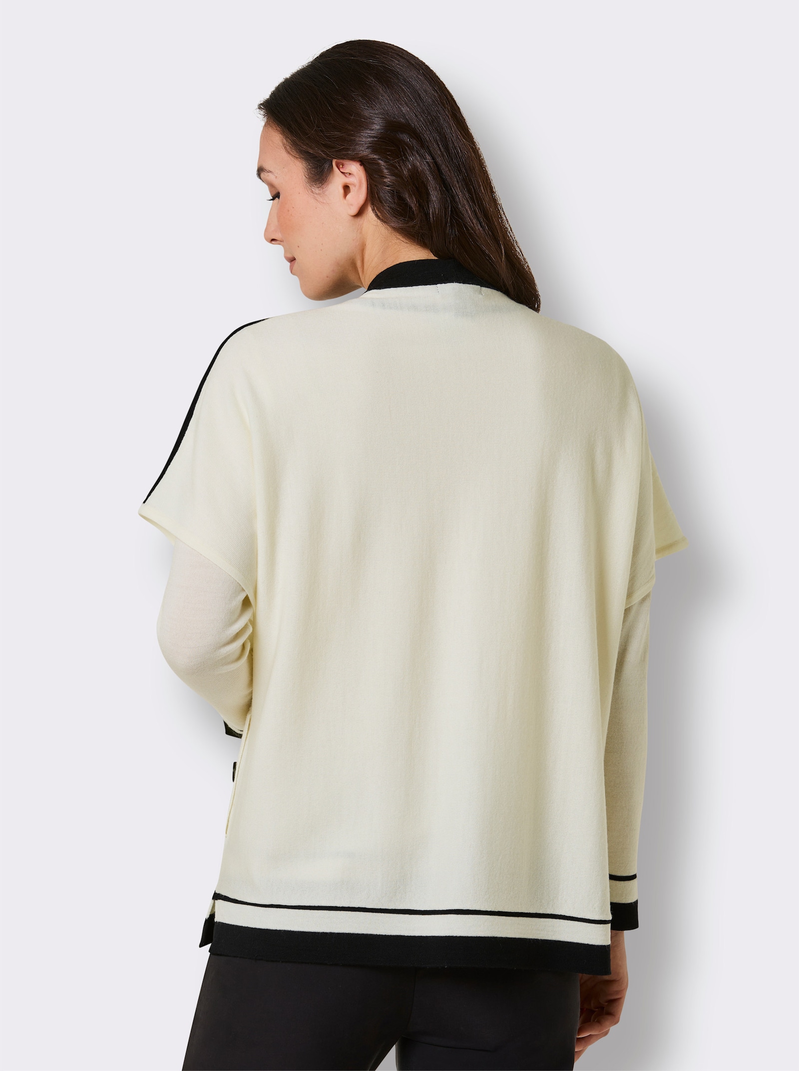 CREATION L PREMIUM Twin-Set - ecru-schwarz