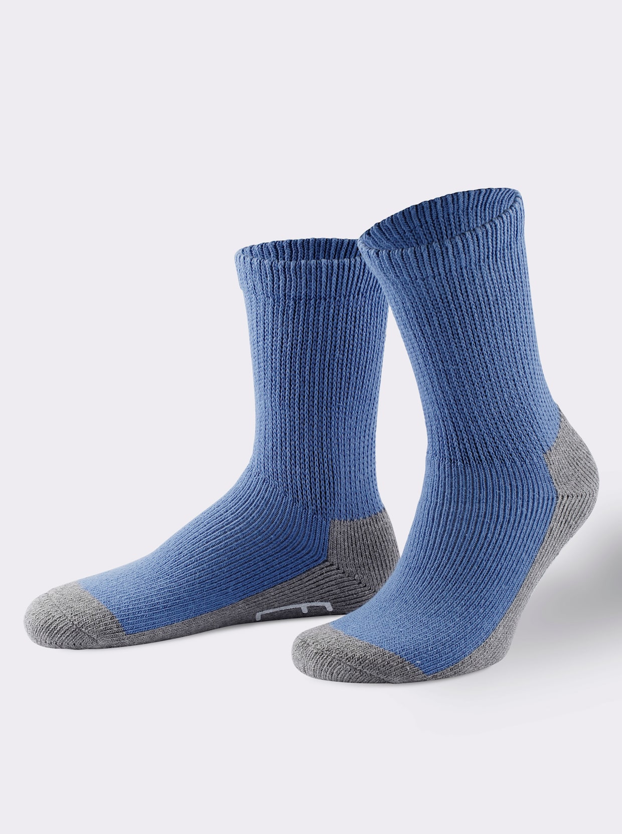 wäschepur Socken - taubenblau-grau