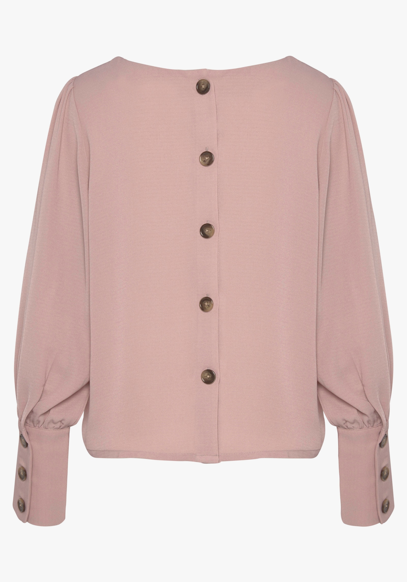 LASCANA Blouse met lange mouwen - mauve