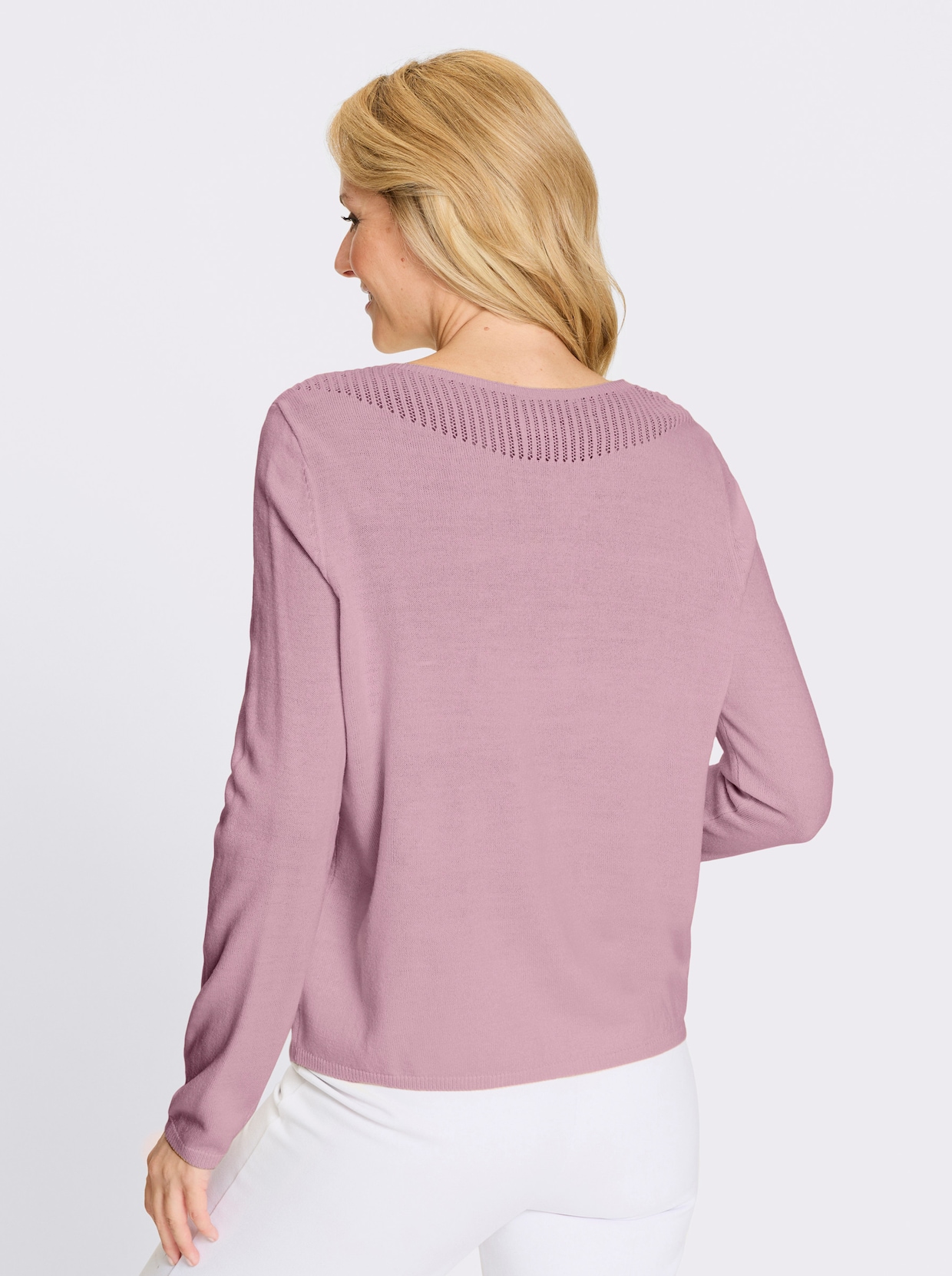 Pullover met lange mouwen - roze