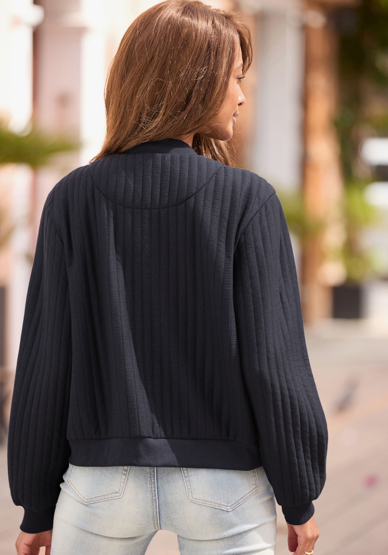 LASCANA Bomber - gris-bleu