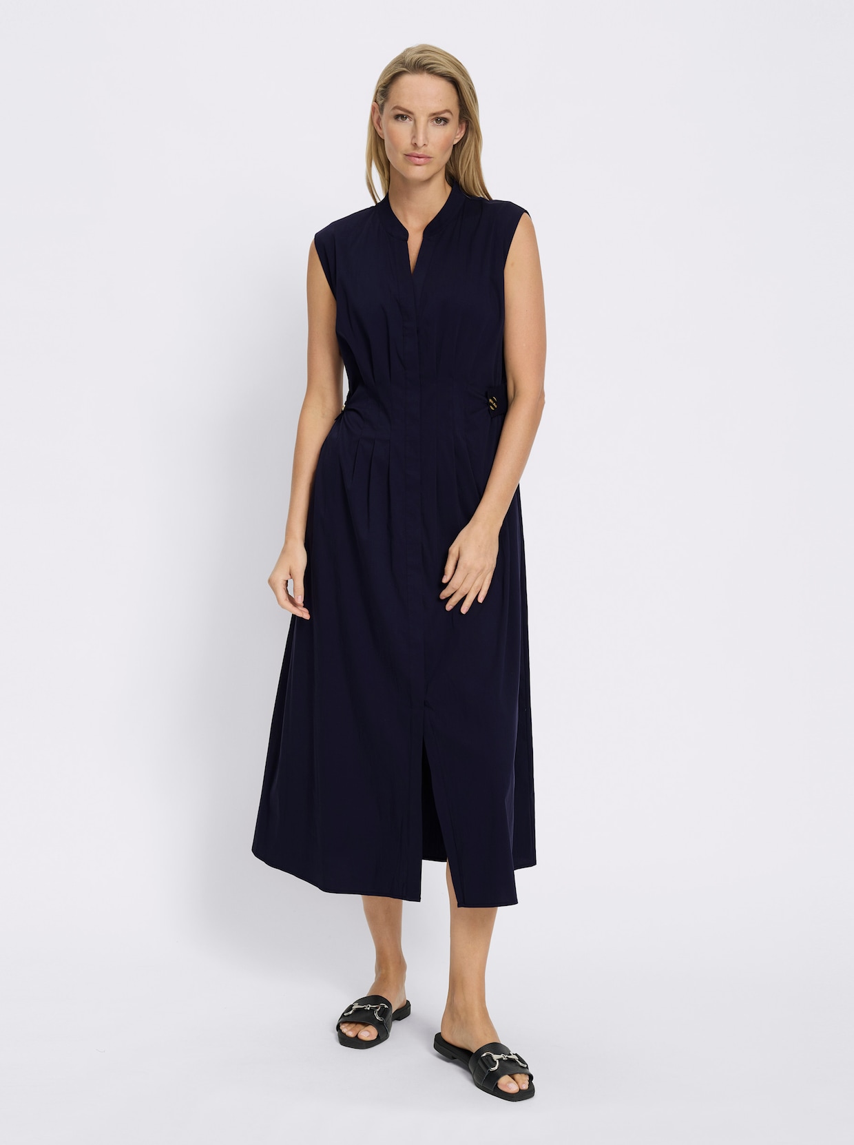 heine Webkleid - marine