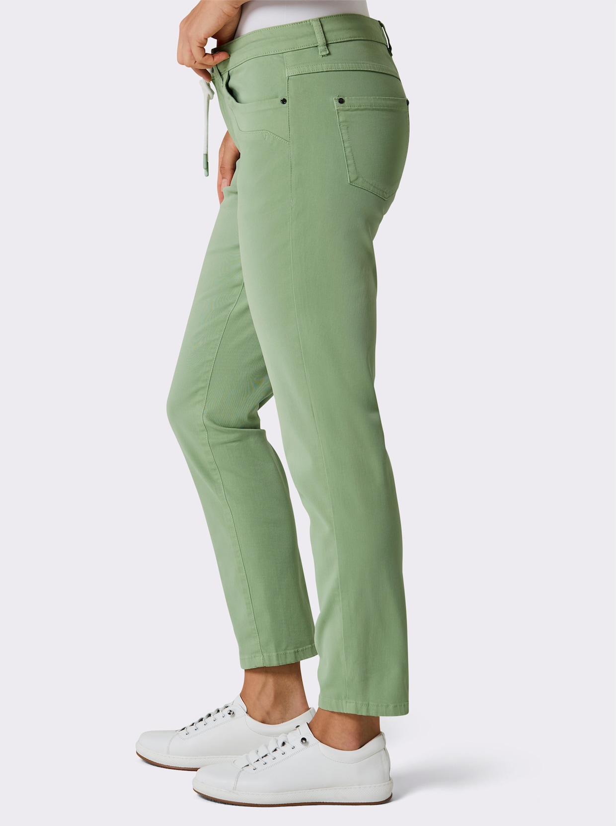 CREATION L PREMIUM 5-Pocket-Jeans - eucalyptus