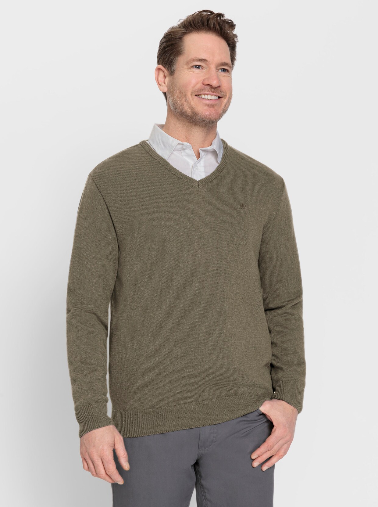 Marco Donati Pullover - sesam gemêleerd