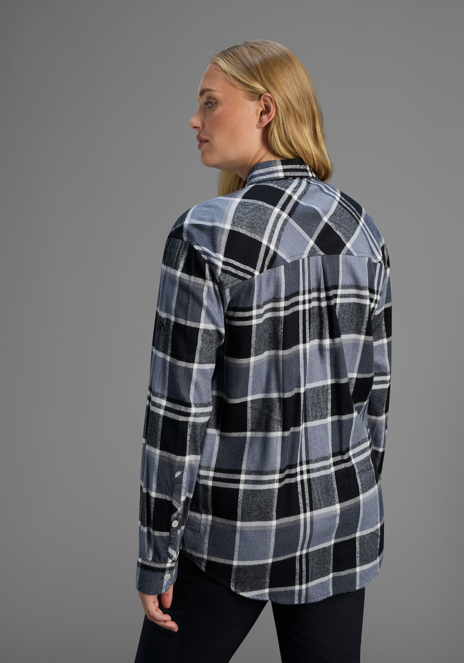 Maier Sports Funktionshemd - grey check