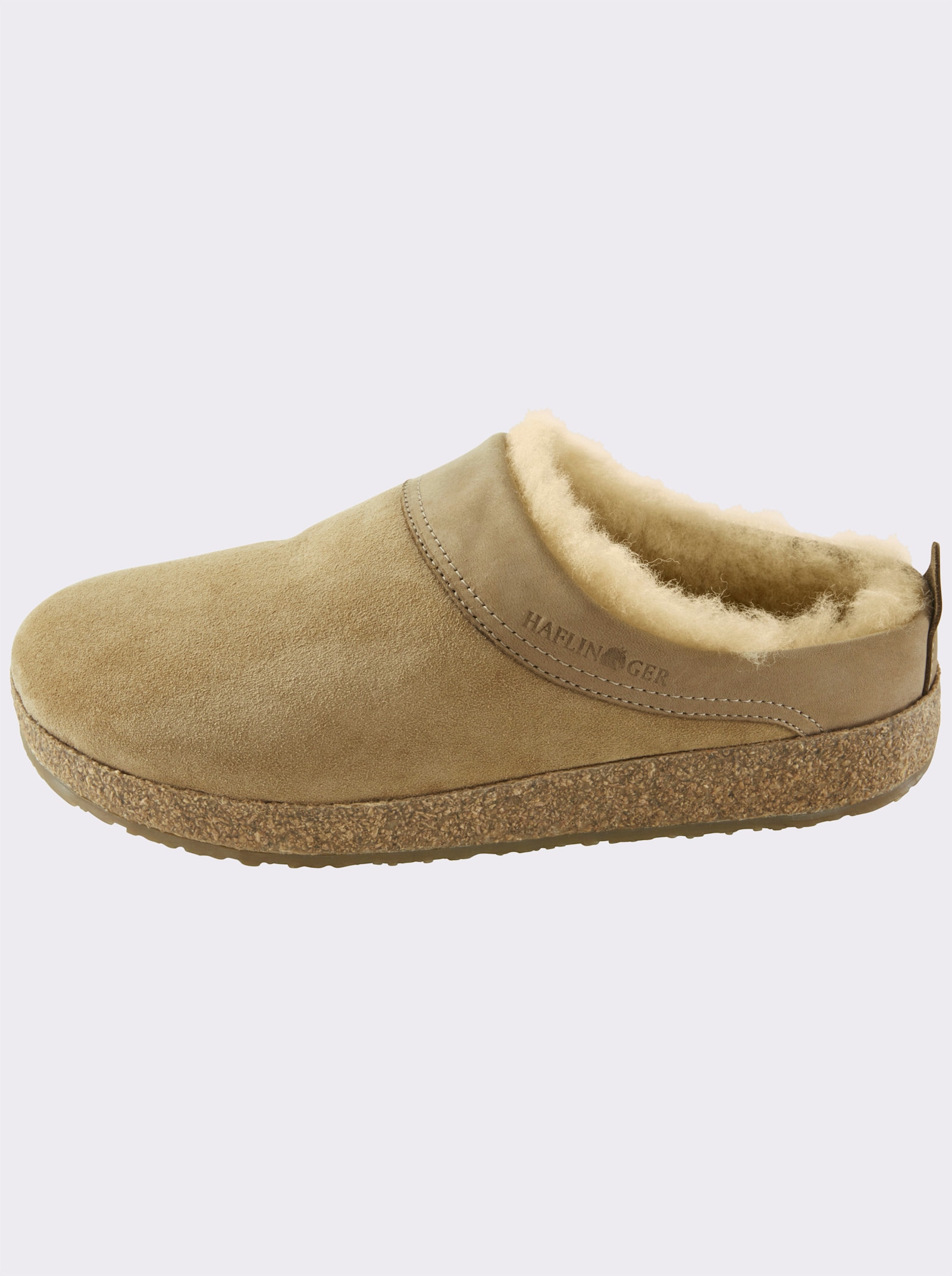 Haflinger Hausschuh - beige