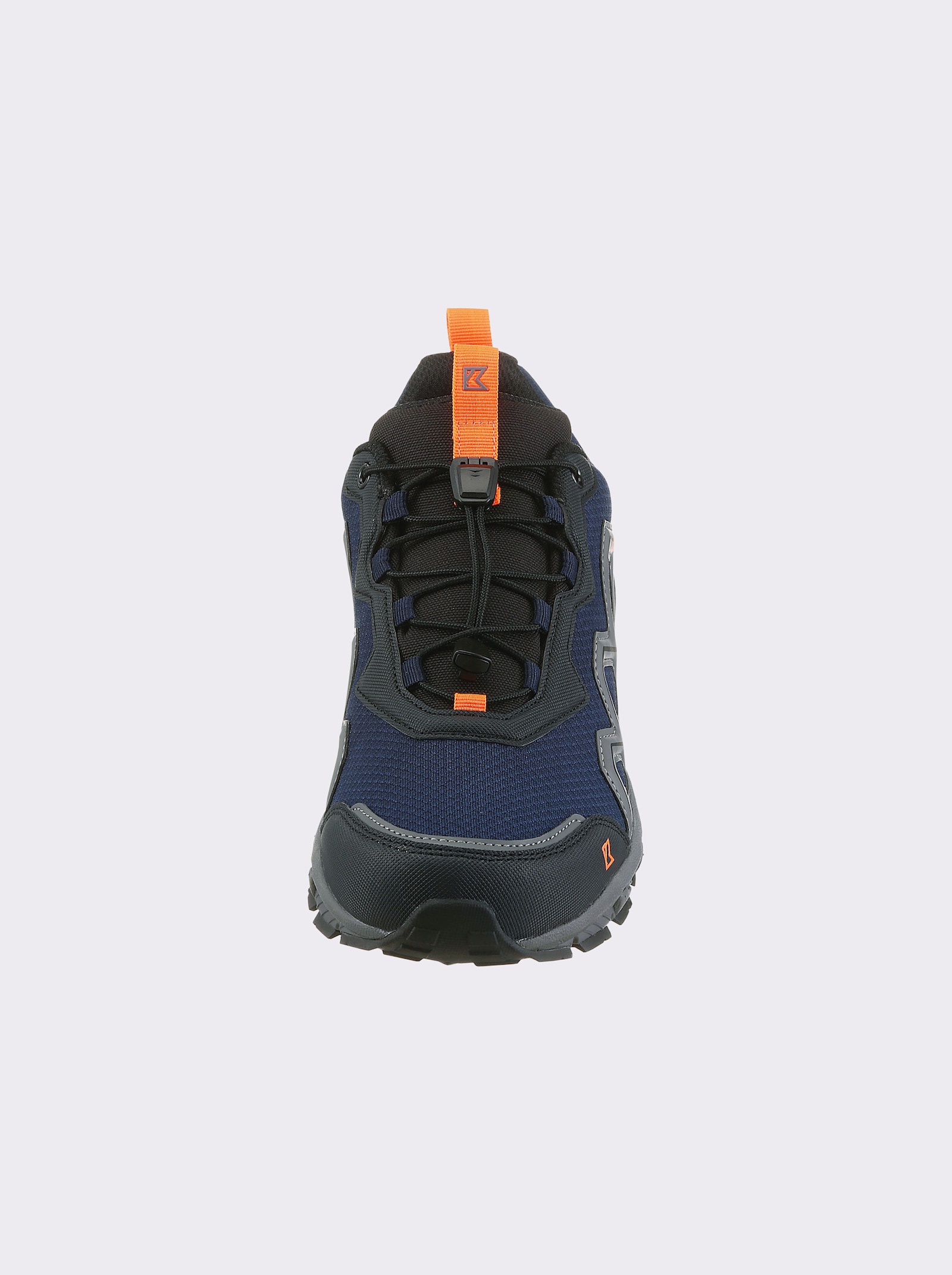 Trekkingschuh mit elastischen Schnürsenkeln - marine