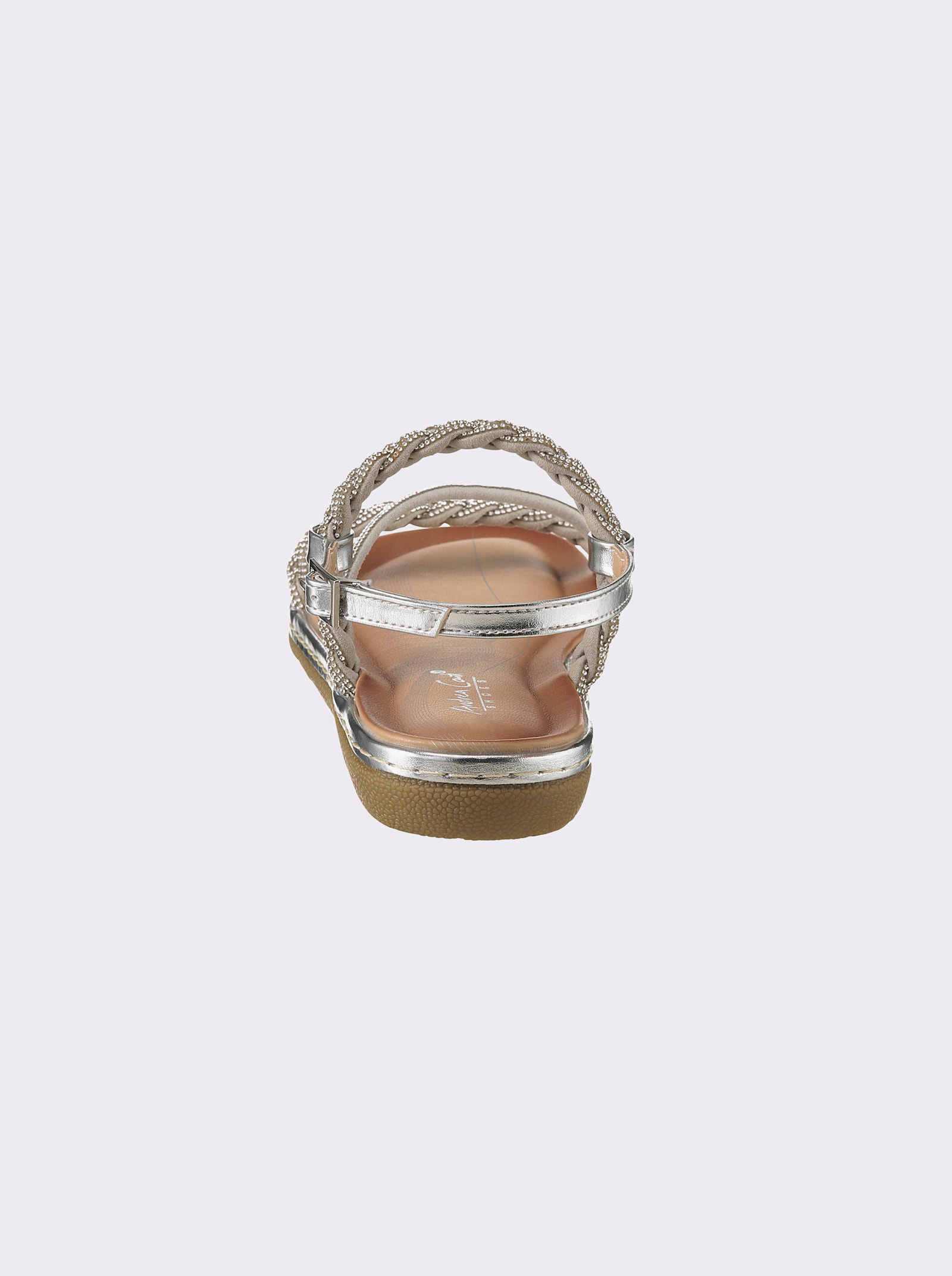 Andrea Conti Sandale - silberfarben