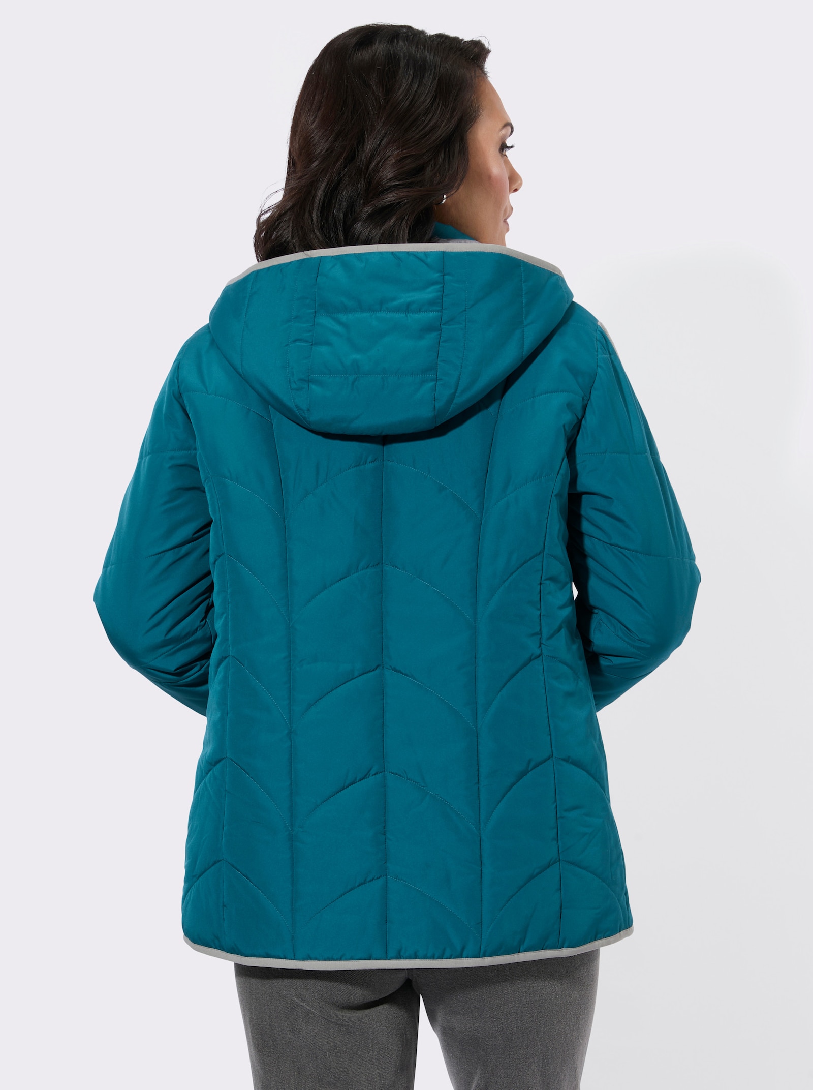 Steppjacke mit Innentasche - aquapetrol