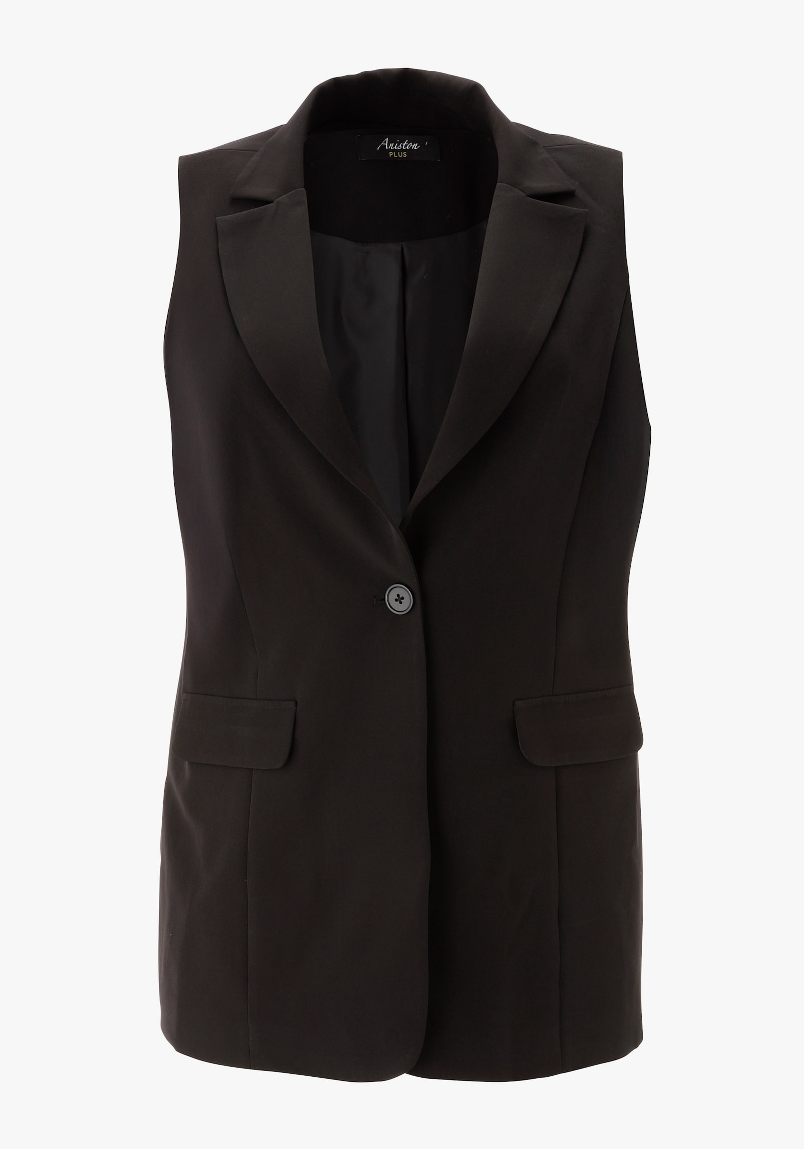 Aniston PLUS Longweste - schwarz
